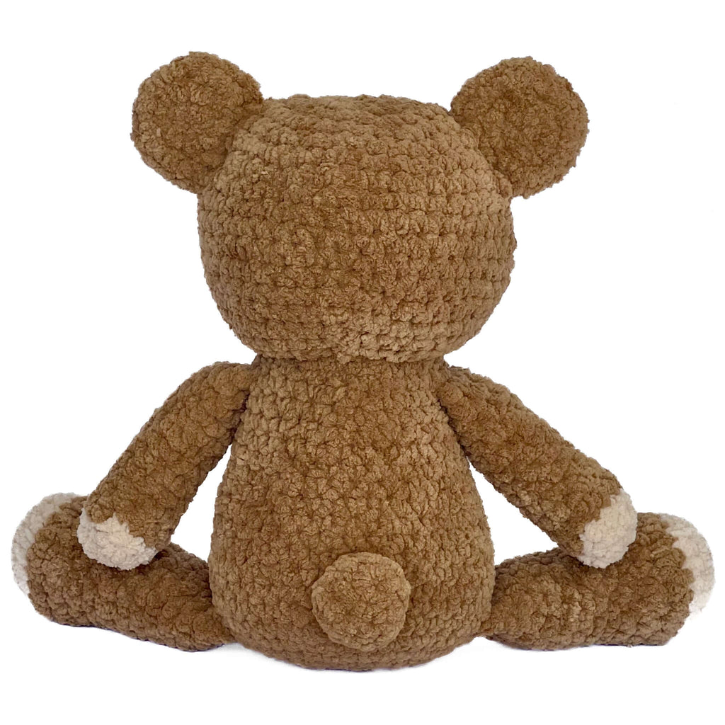 Peluş Oyuncak Ayıcık Teddy – El Yapımı Örgü Bebek ve Çocuk Oyuncağı | Zovi