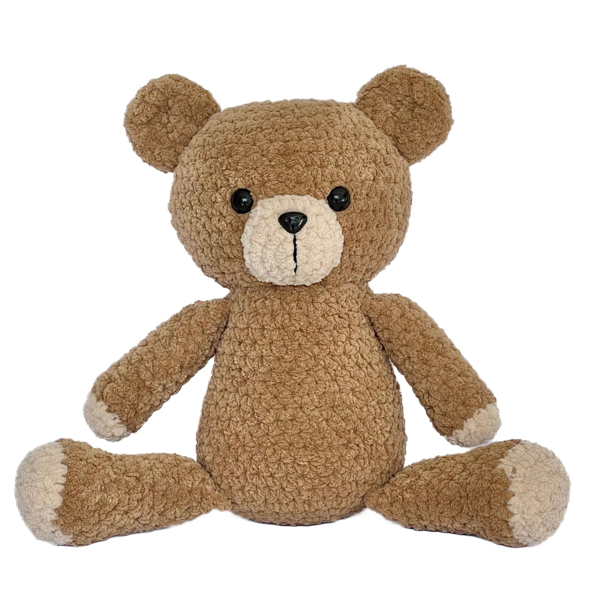 Peluş Oyuncak Ayıcık Teddy – El Yapımı Örgü Bebek ve Çocuk Oyuncağı | Zovi