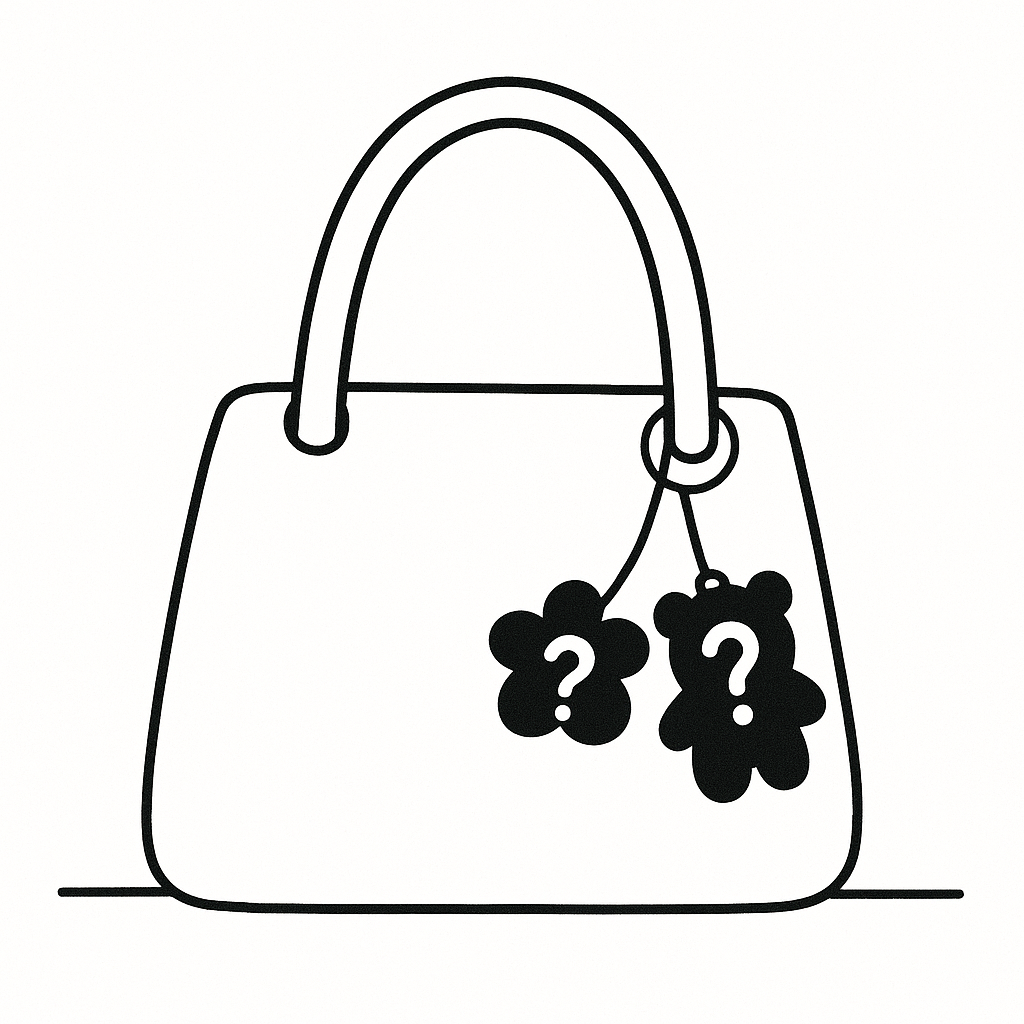 Örgü Çanta Aksesuarı - El Yapımı İkili Charm | Zovi