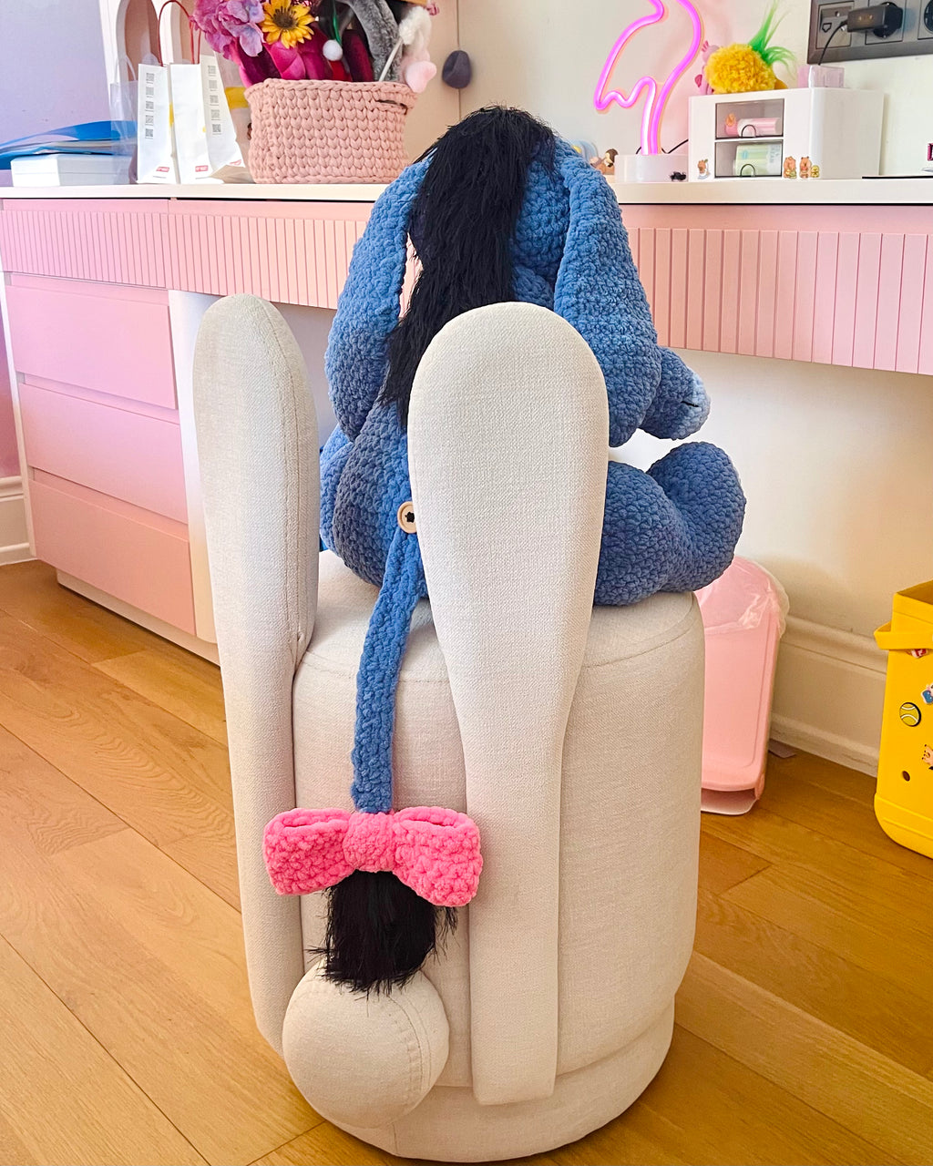 Amigurumi Mutsuz Eşek Eeyore Oyuncak - El Yapımı Örgü Hediye | Zovi