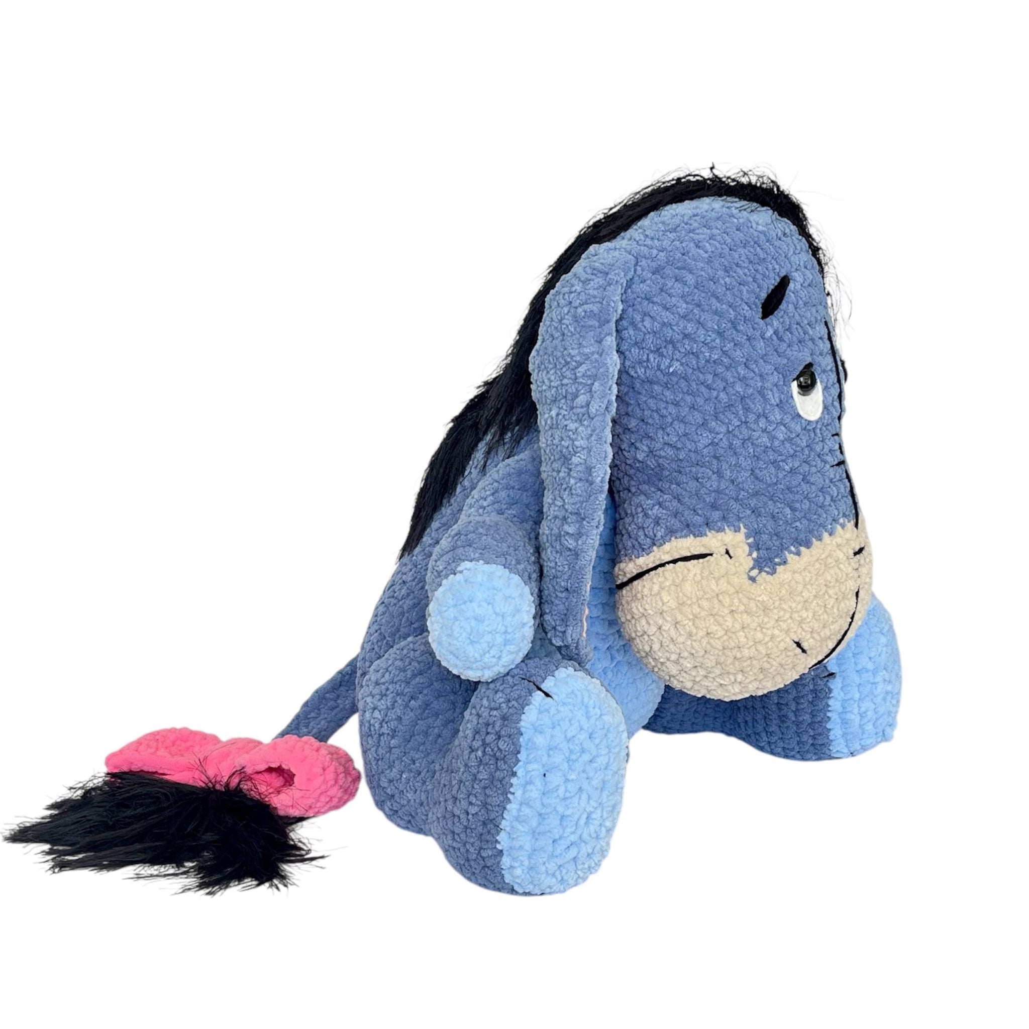 Amigurumi Mutsuz Eşek Eeyore Oyuncak - El Yapımı Örgü Hediye | Zovi