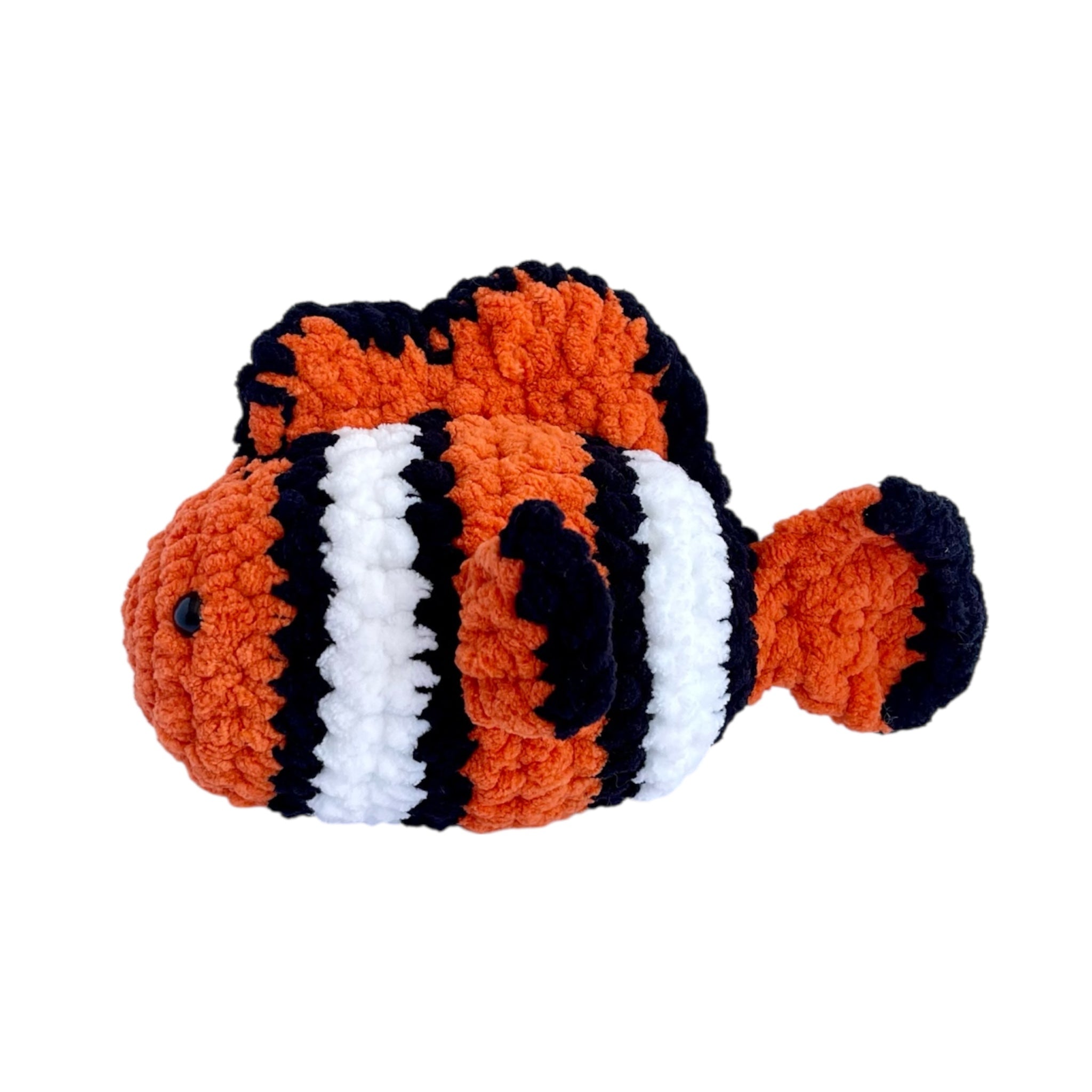 Amigurumi Palyaço Balığı Oyuncak – El Yapımı Örgü Bebek Oyuncağı | Zovi