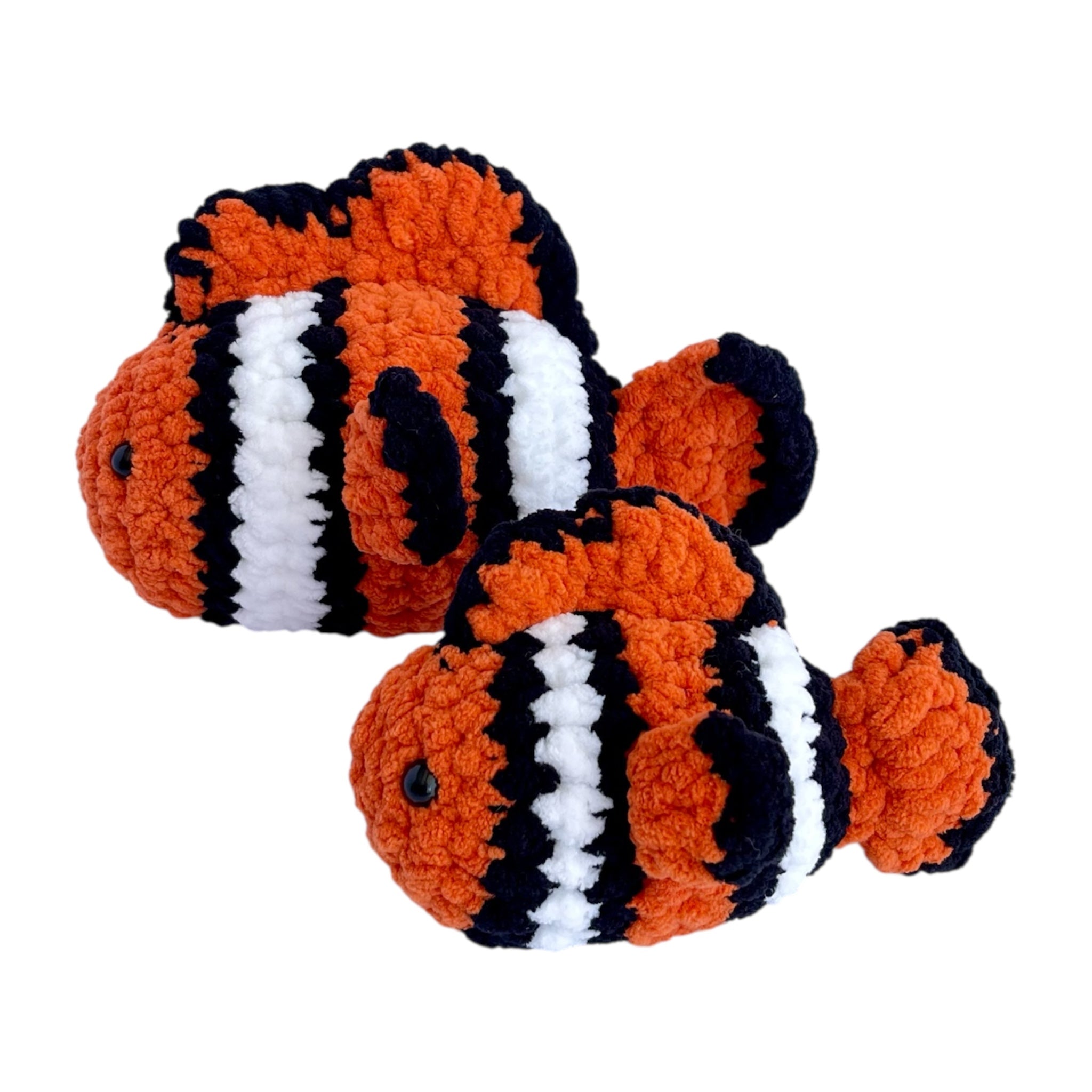 Amigurumi Palyaço Balığı Oyuncak – El Yapımı Örgü Bebek Oyuncağı | Zovi