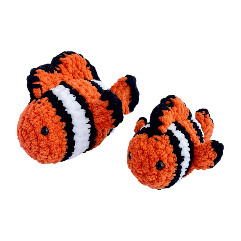 Amigurumi Palyaço Balığı Oyuncak – El Yapımı Örgü Bebek Oyuncağı | Zovi