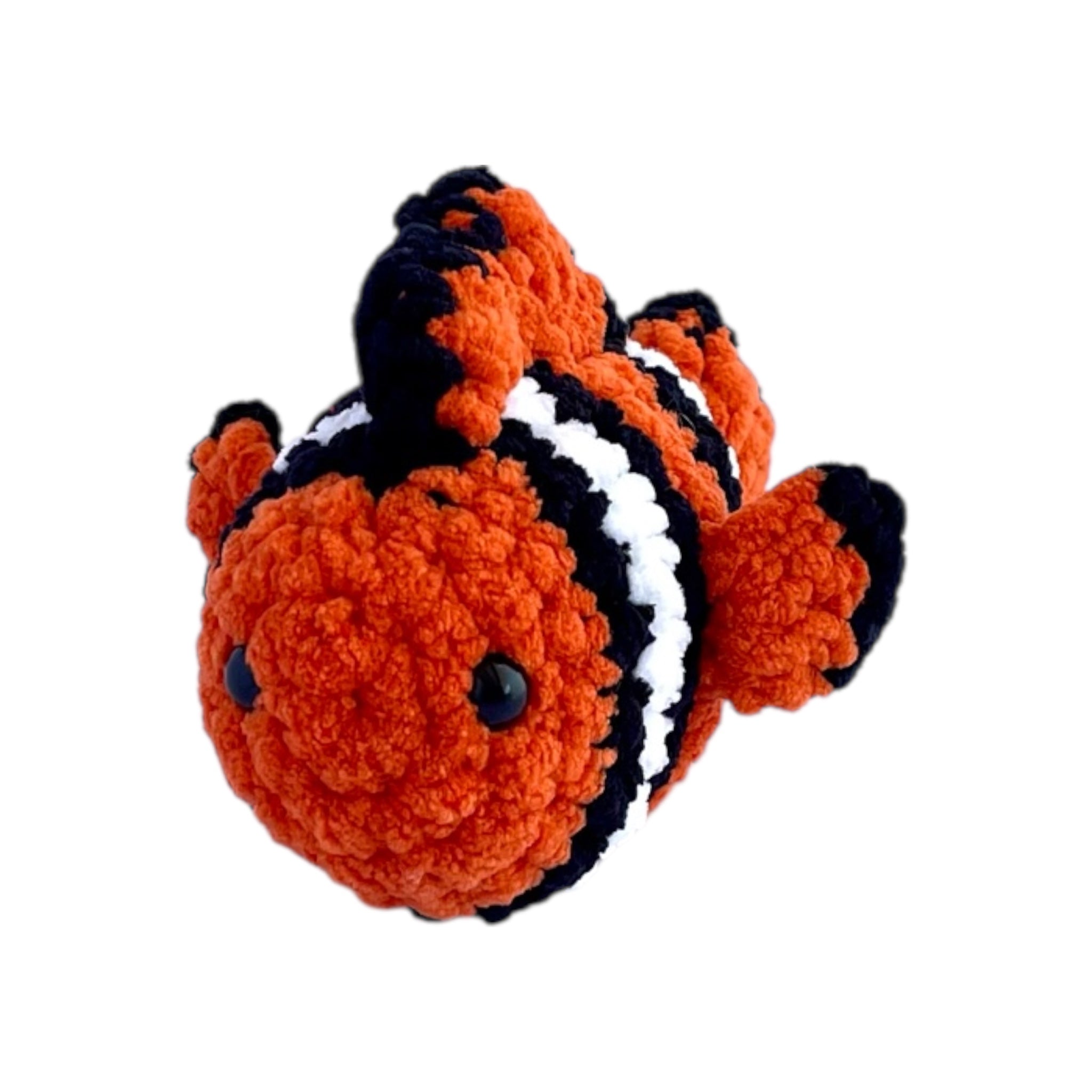 Amigurumi Palyaço Balığı Oyuncak – El Yapımı Örgü Bebek Oyuncağı | Zovi