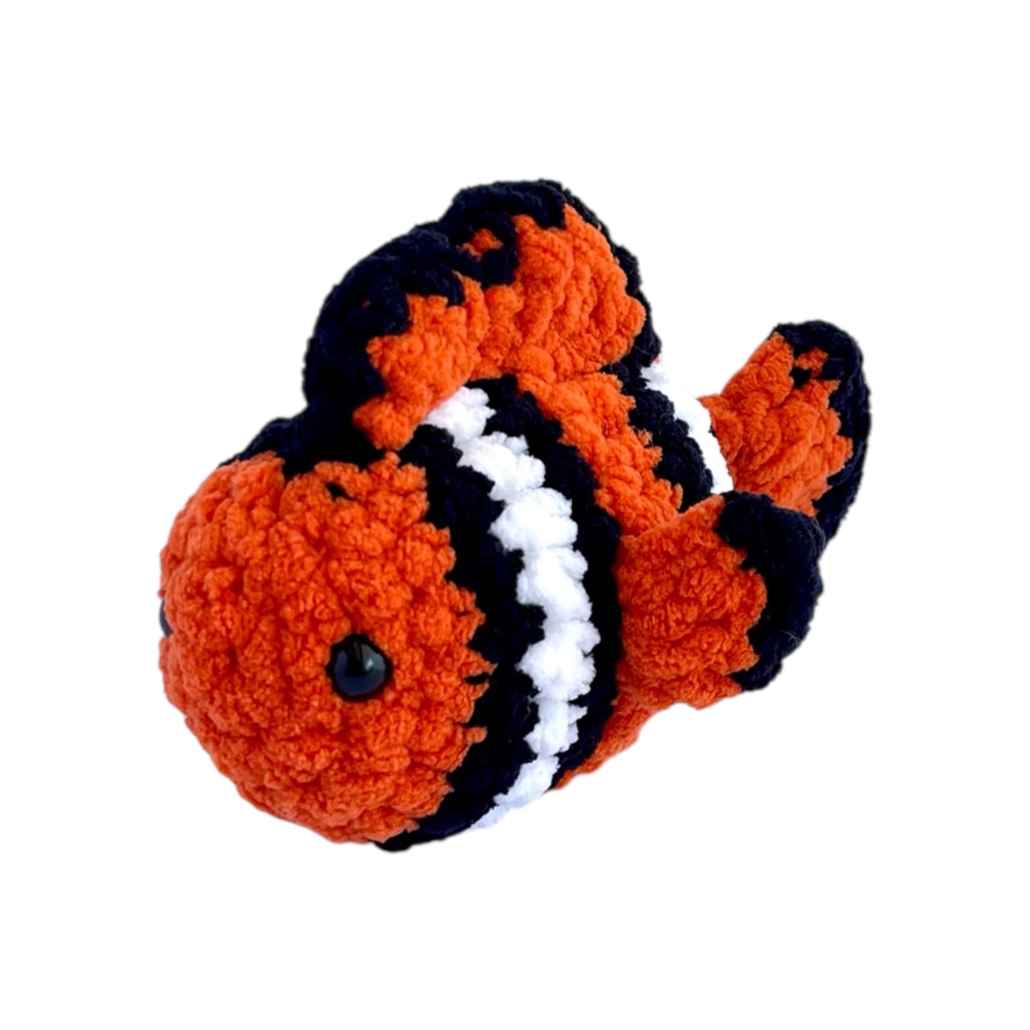 Amigurumi Palyaço Balığı Oyuncak – El Yapımı Örgü Bebek Oyuncağı | Zovi