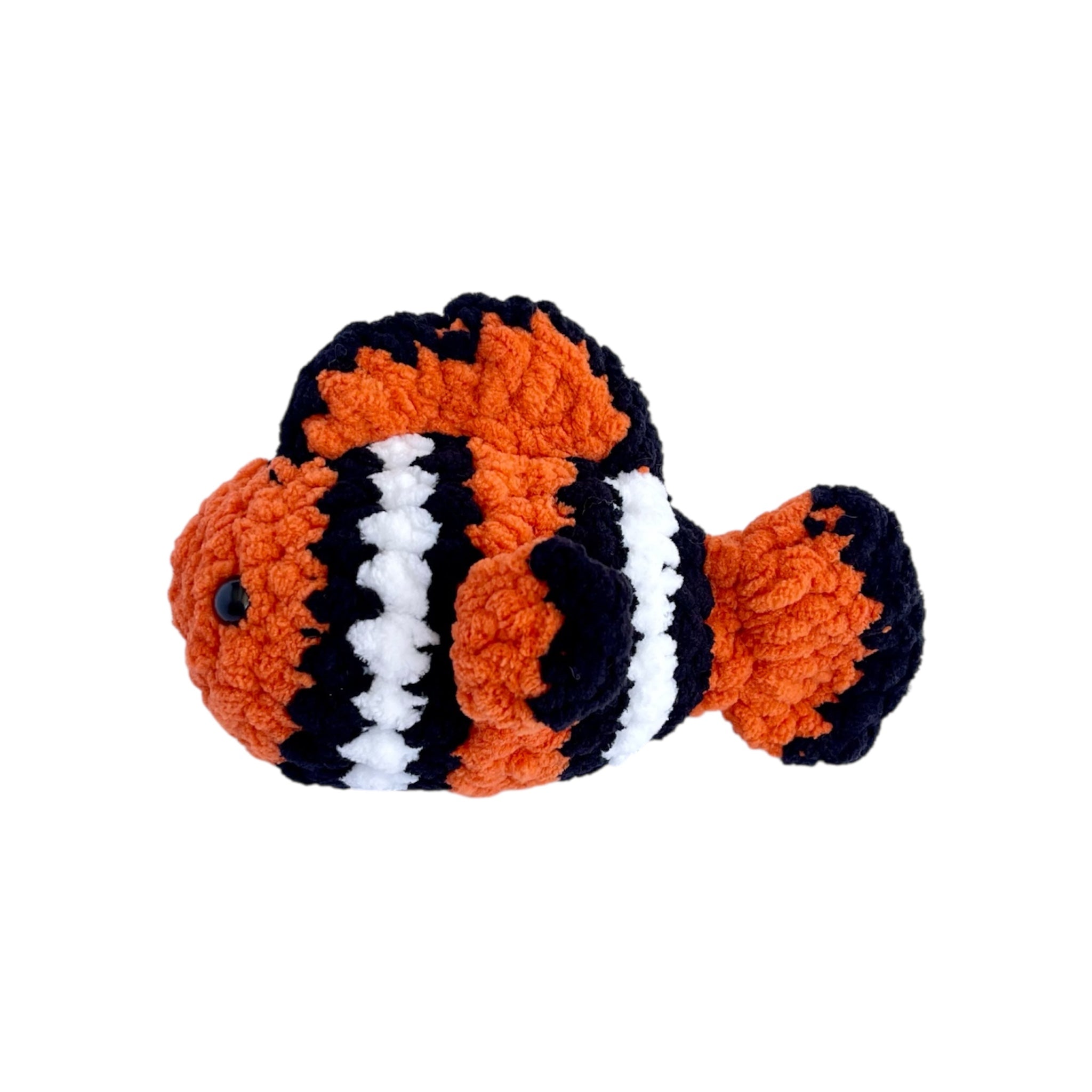 Amigurumi Palyaço Balığı Oyuncak – El Yapımı Örgü Bebek Oyuncağı | Zovi