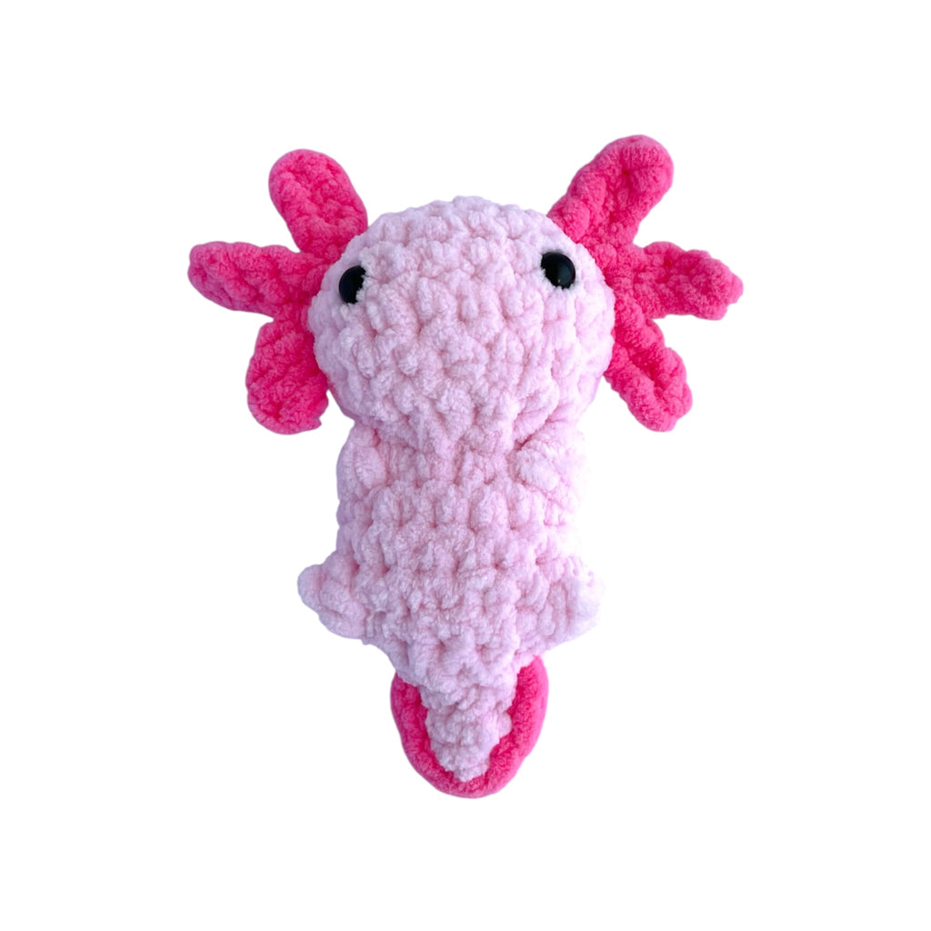Örgü Axolotl Oyuncak – Amigurumi El Yapımı Bebek Hediyesi | Zovi