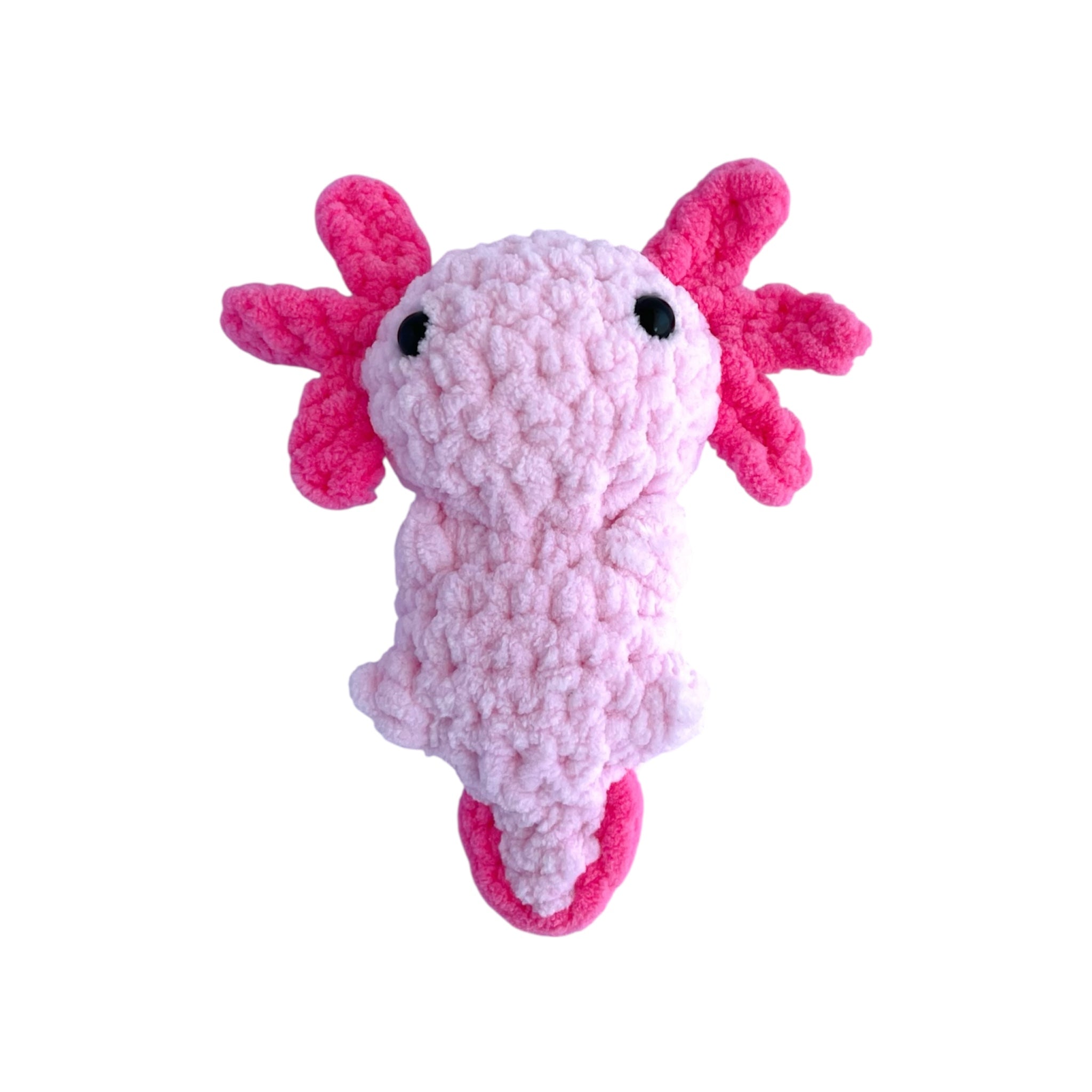 Örgü Axolotl Oyuncak – Amigurumi El Yapımı Bebek Hediyesi | Zovi