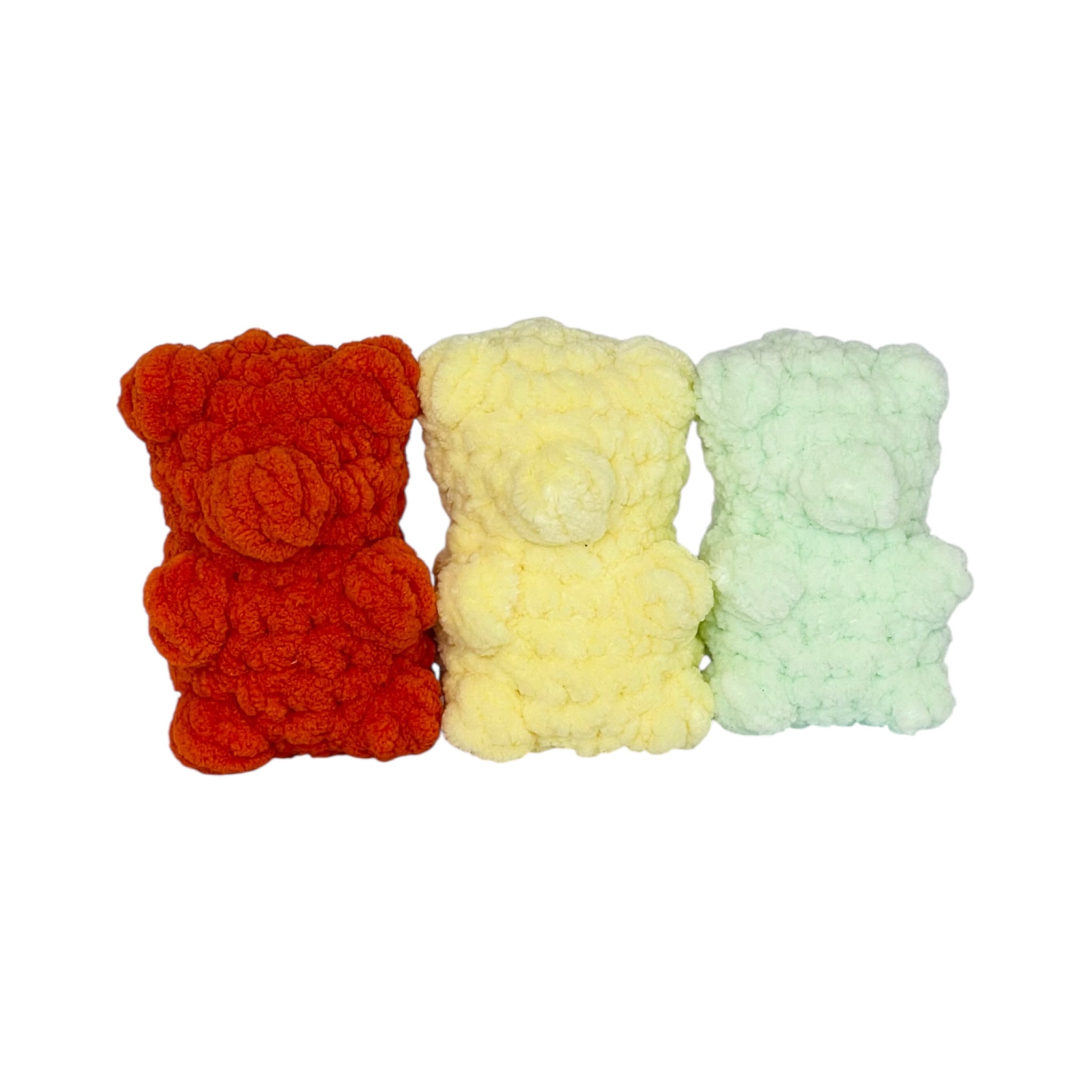 Örgü Ayıcık (Gummy Bear) – Amigurumi El Yapımı Bebek Oyuncağı | Zovi