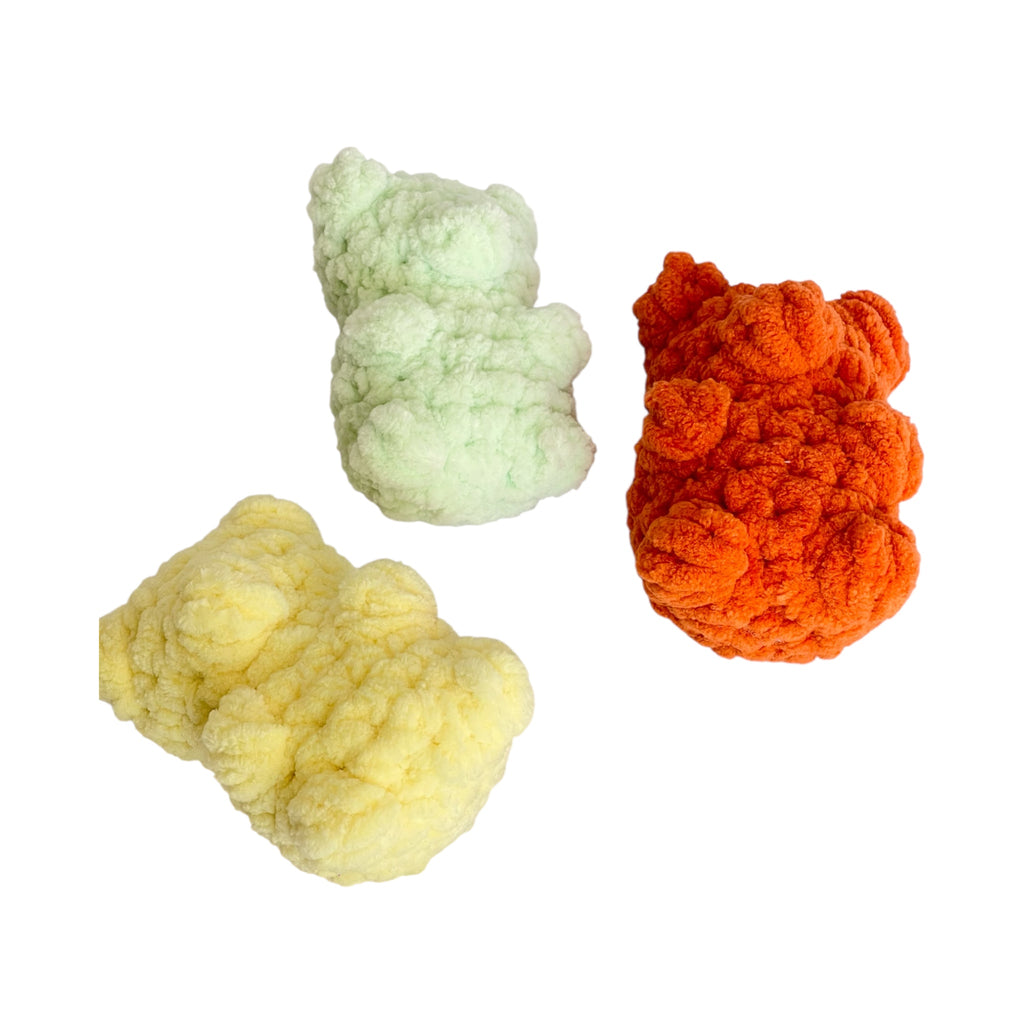 Örgü Ayıcık (Gummy Bear) – Amigurumi El Yapımı Bebek Oyuncağı | Zovi