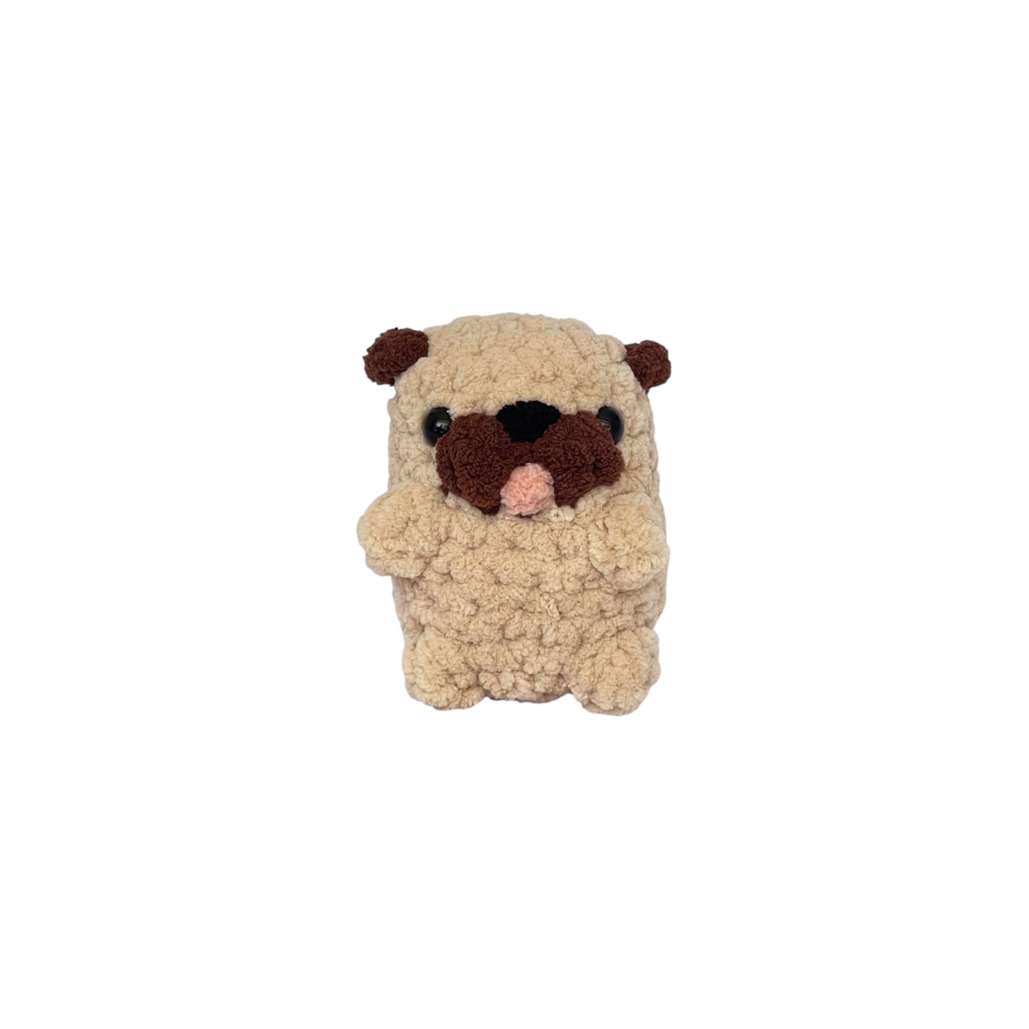 Amigurumi Pug Köpek Oyuncak – El Yapımı Örgü Çocuk Oyuncağı | Zovi