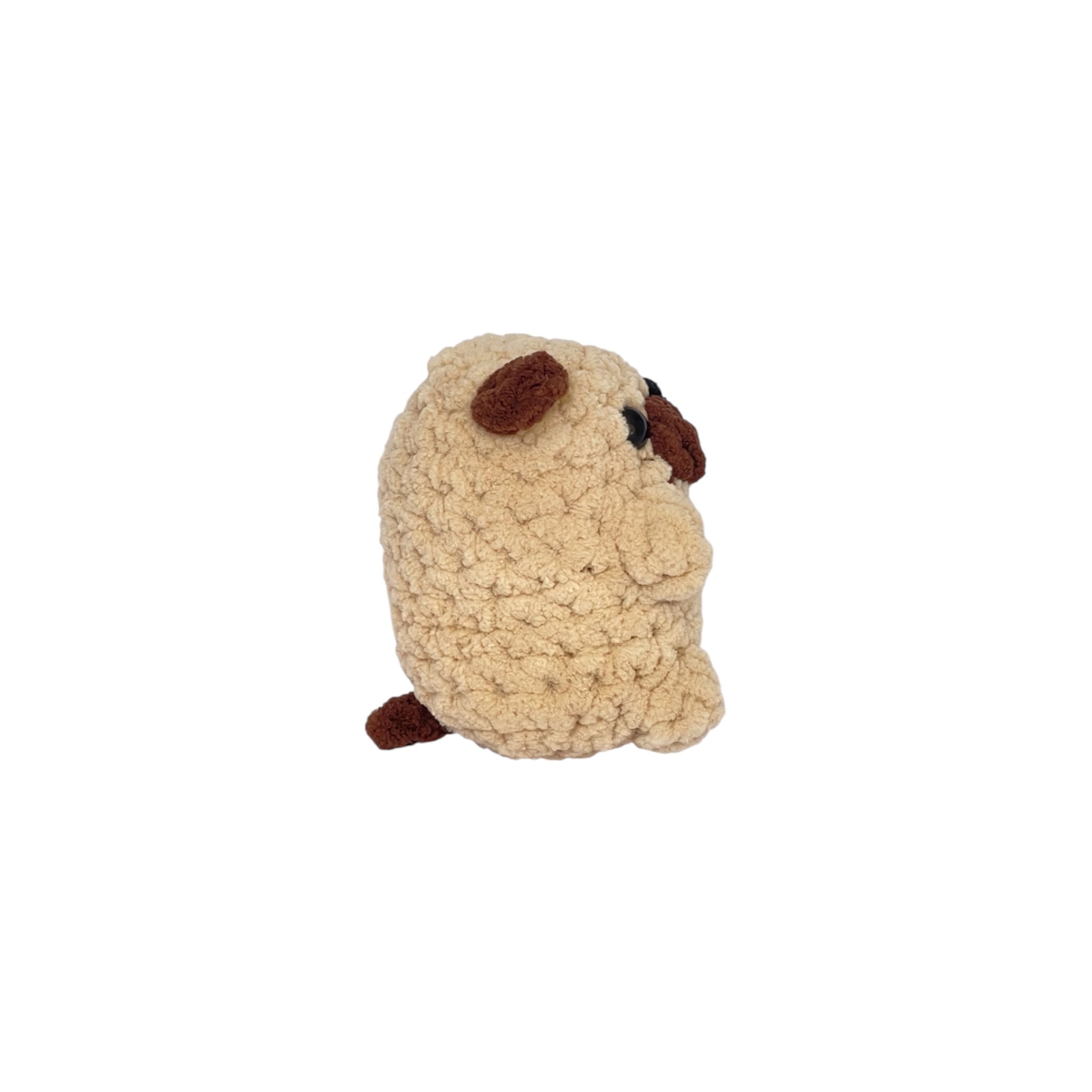 Amigurumi Pug Köpek Oyuncak – El Yapımı Örgü Çocuk Oyuncağı | Zovi