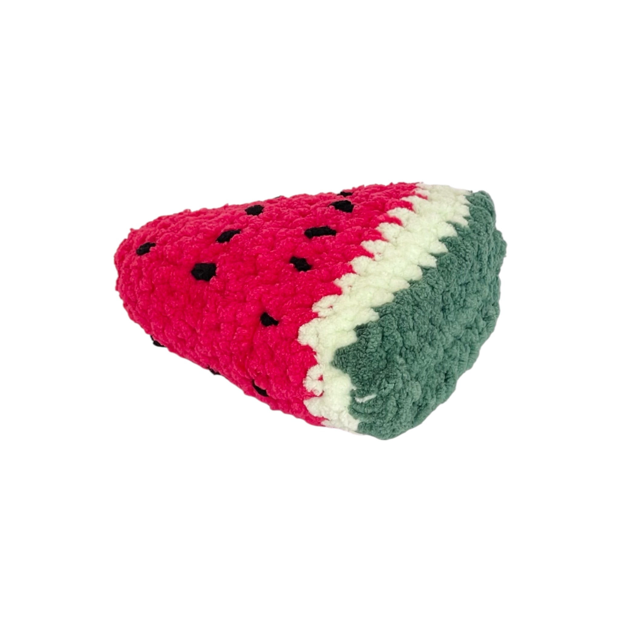Amigurumi Üçgen Karpuz Dilimi Oyuncak – El Yapımı Örgü Oyuncak | Zovi