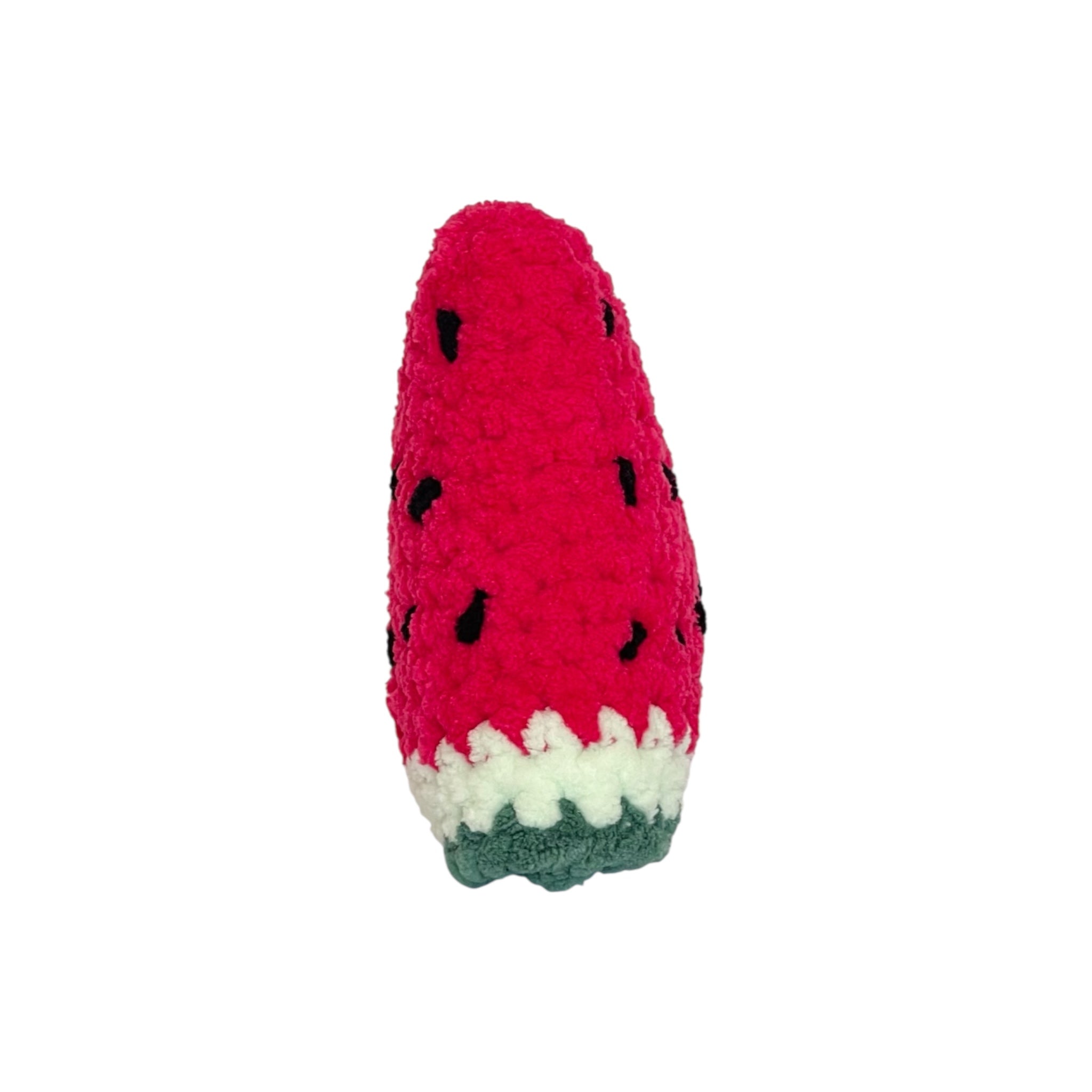 Amigurumi Üçgen Karpuz Dilimi Oyuncak – El Yapımı Örgü Oyuncak | Zovi