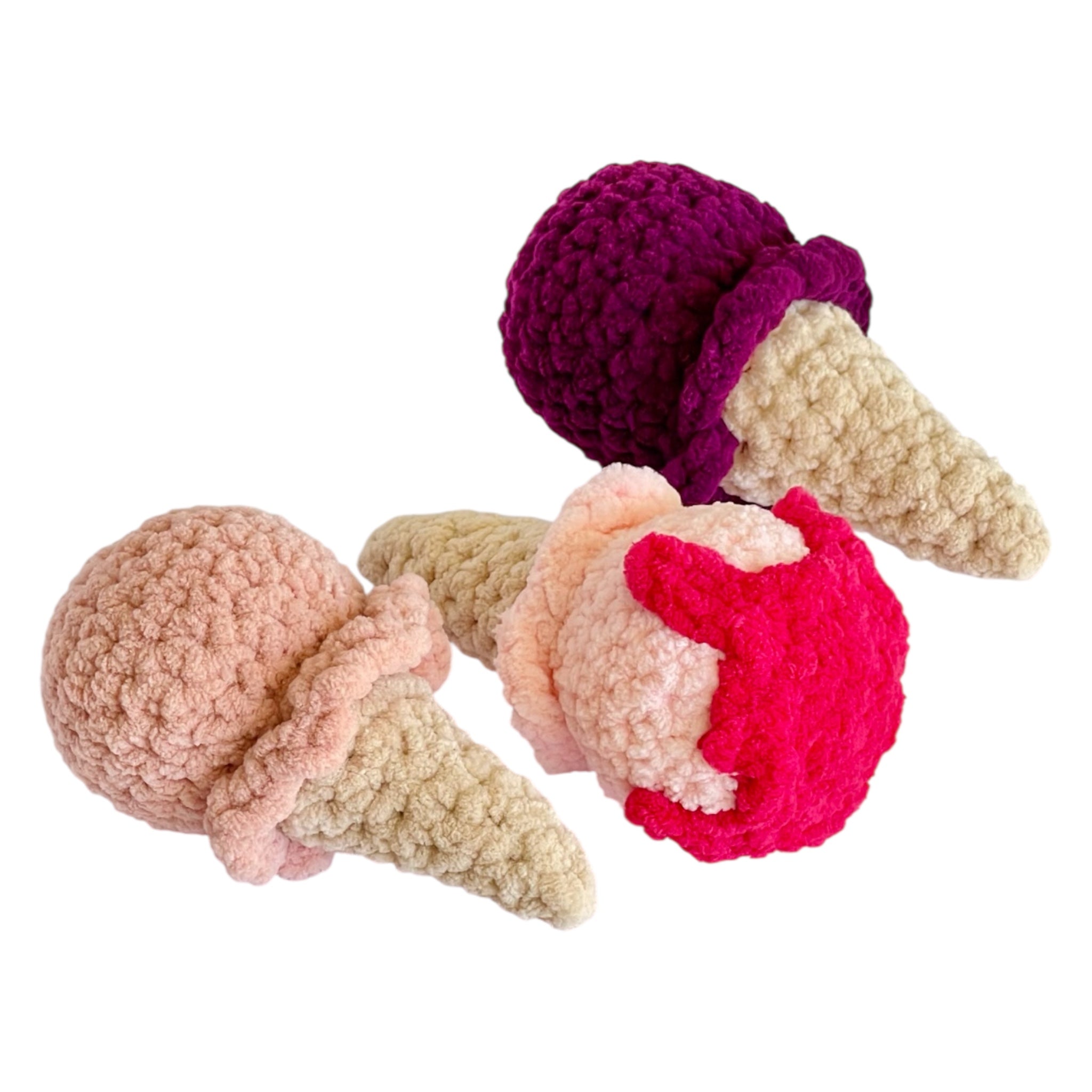 Örgü Dondurma Oyuncak – Amigurumi El Yapımı Bebek Hediyesi | Zovi