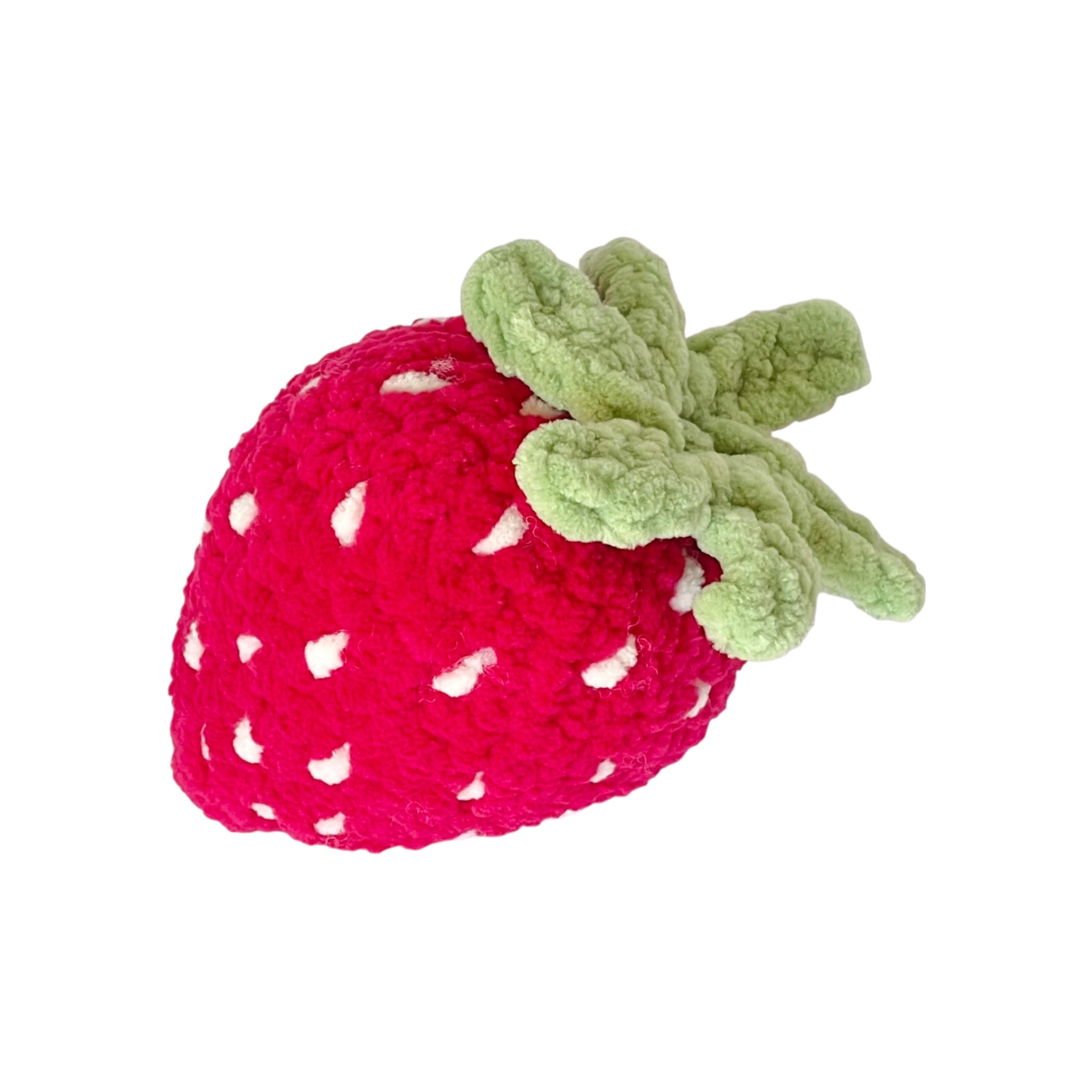 Örgü Çilek Oyuncak – Amigurumi El Yapımı Bebek Oyuncağı | Zovi