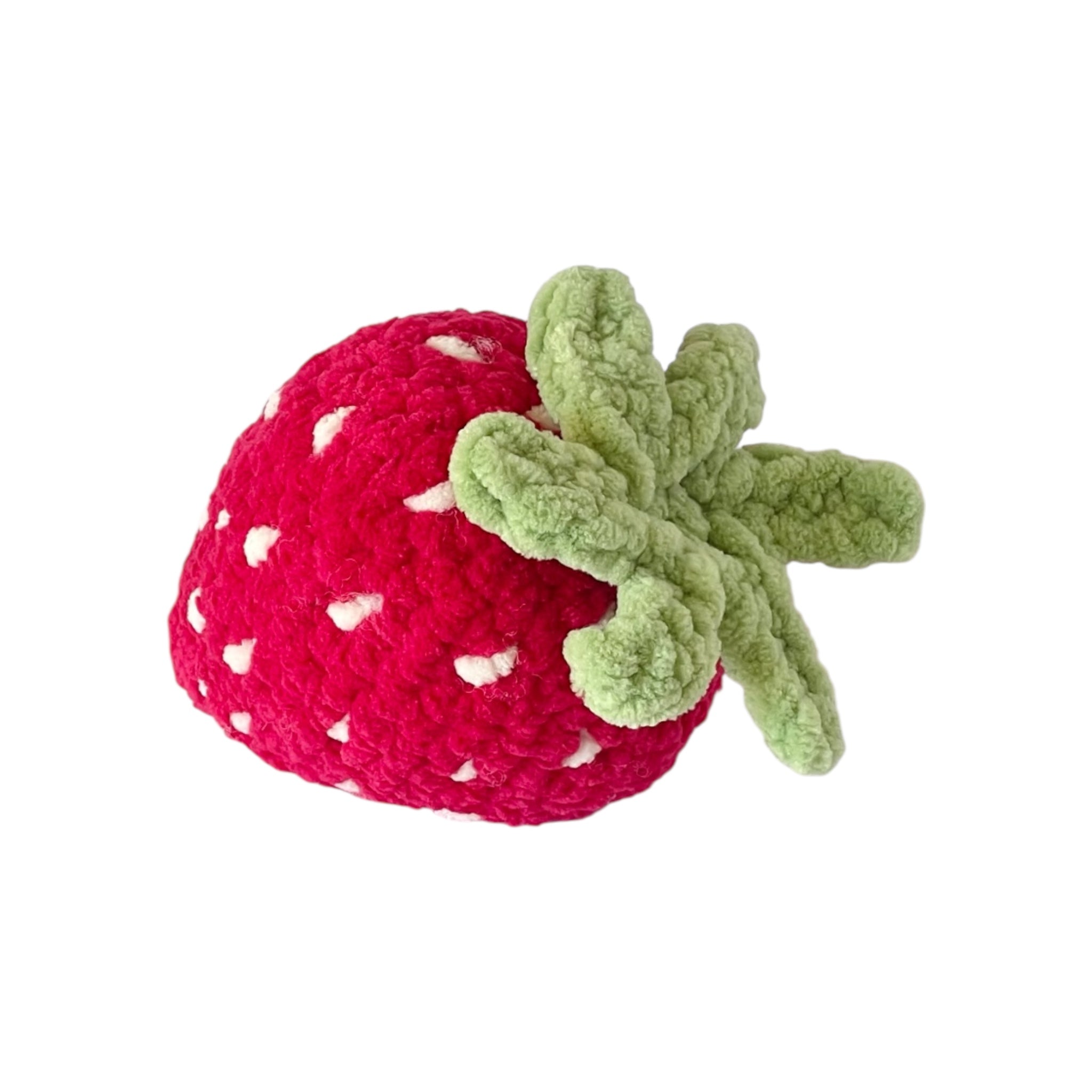 Örgü Çilek Oyuncak – Amigurumi El Yapımı Bebek Oyuncağı | Zovi