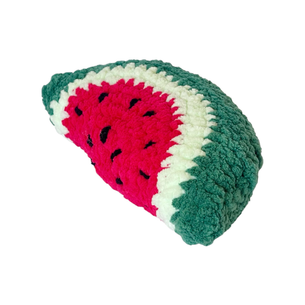 Örgü Karpuz Dilimi Oyuncak – Amigurumi El Yapımı Hediye | Zovi