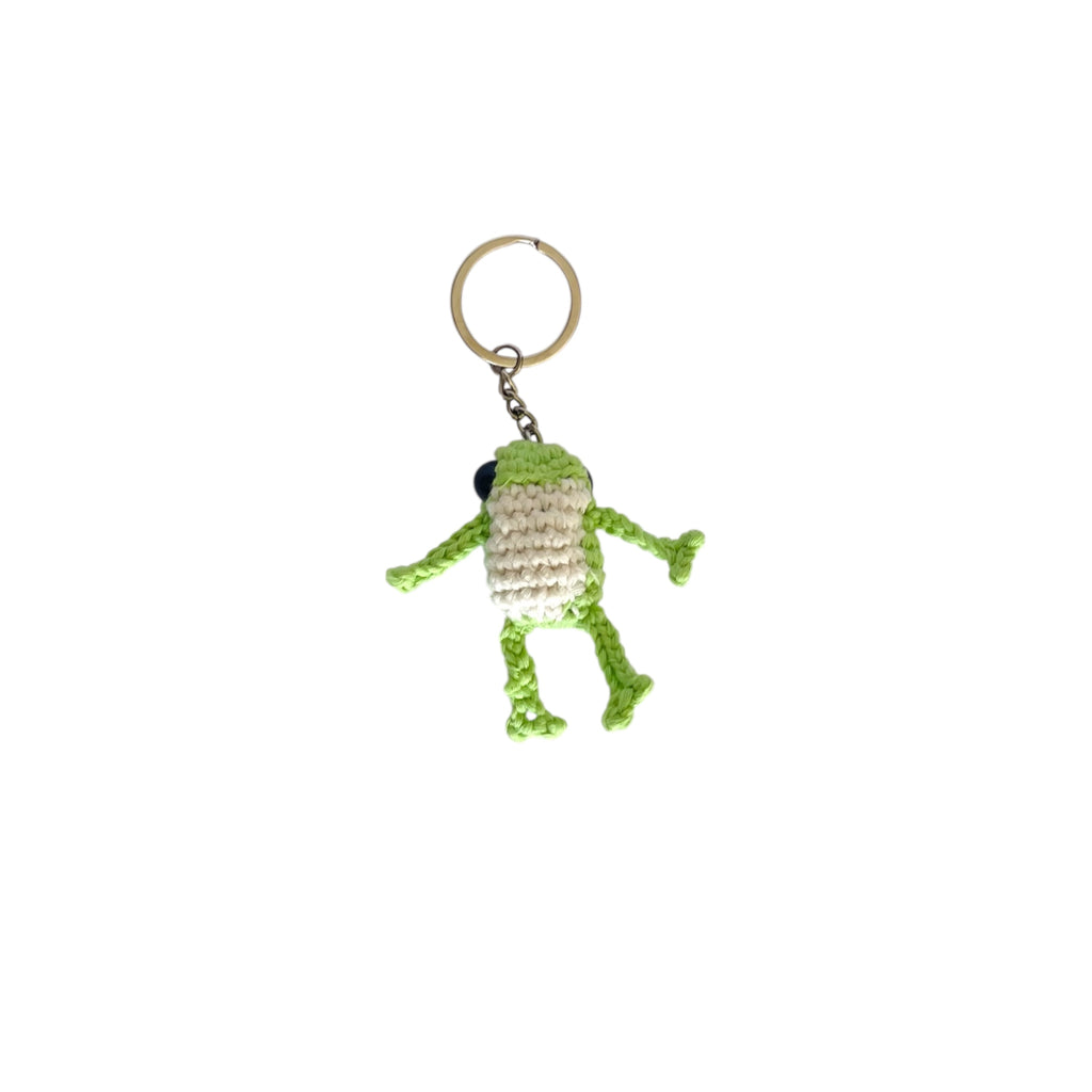 Amigurumi Kurbağa Anahtarlık – El Yapımı Hediyelik Anahtarlık | Zovi