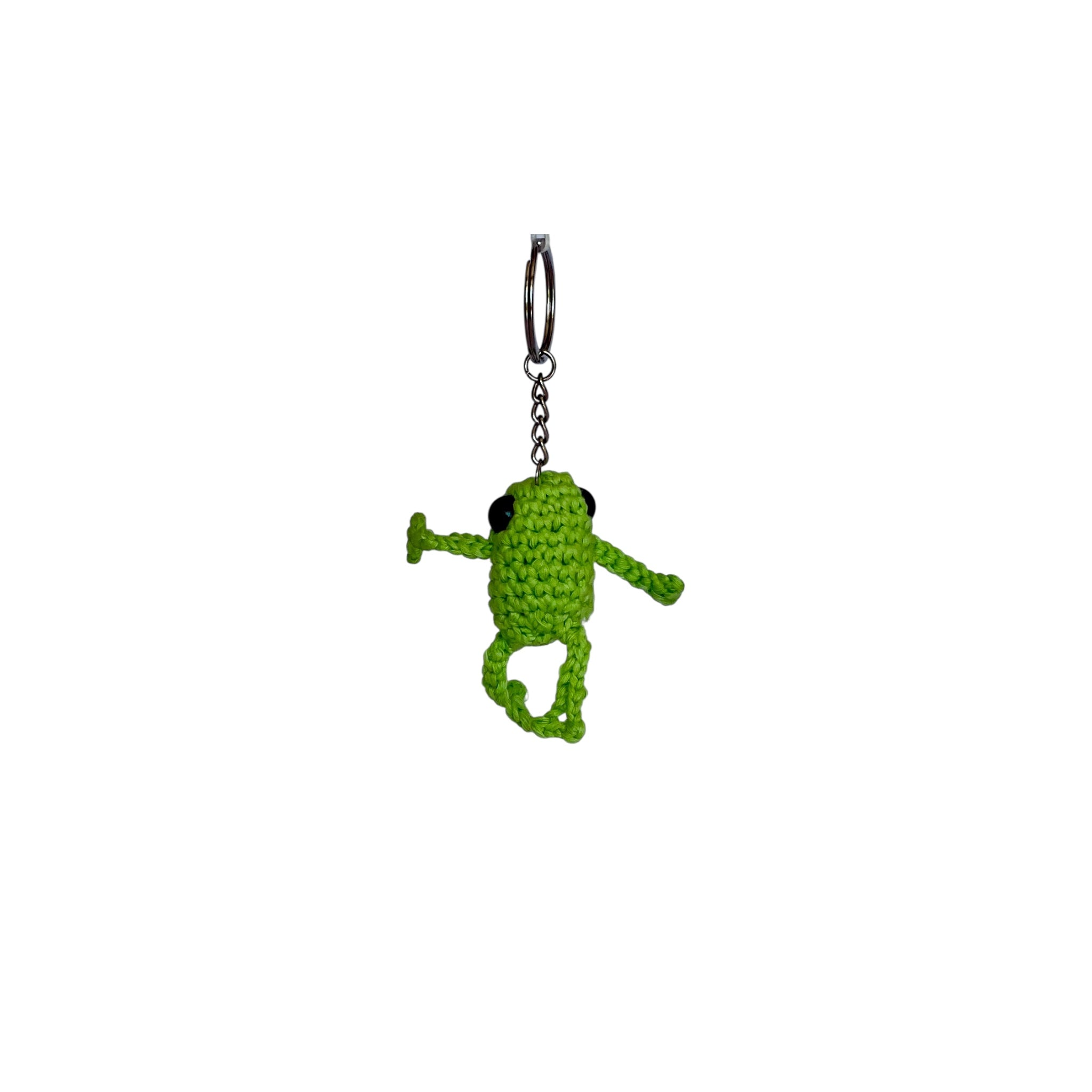 Amigurumi Kurbağa Anahtarlık – El Yapımı Hediyelik Anahtarlık | Zovi