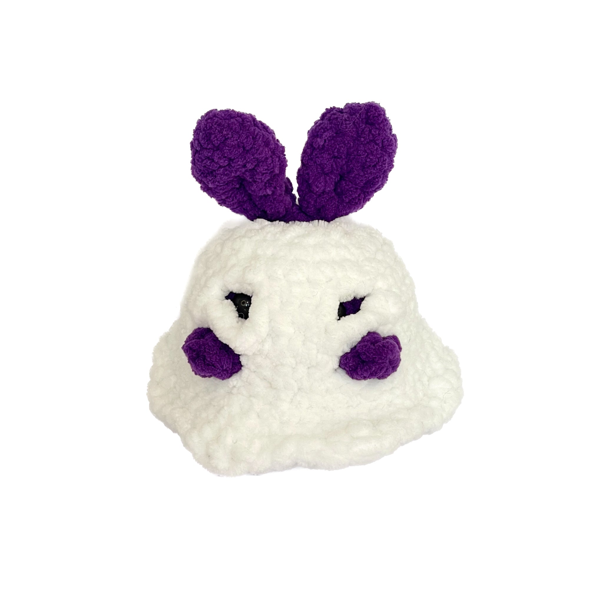 Örgü Hayalet Kostümlü Tavşan Oyuncak – Amigurumi El Yapımı Halloween Dekoru | Zovi