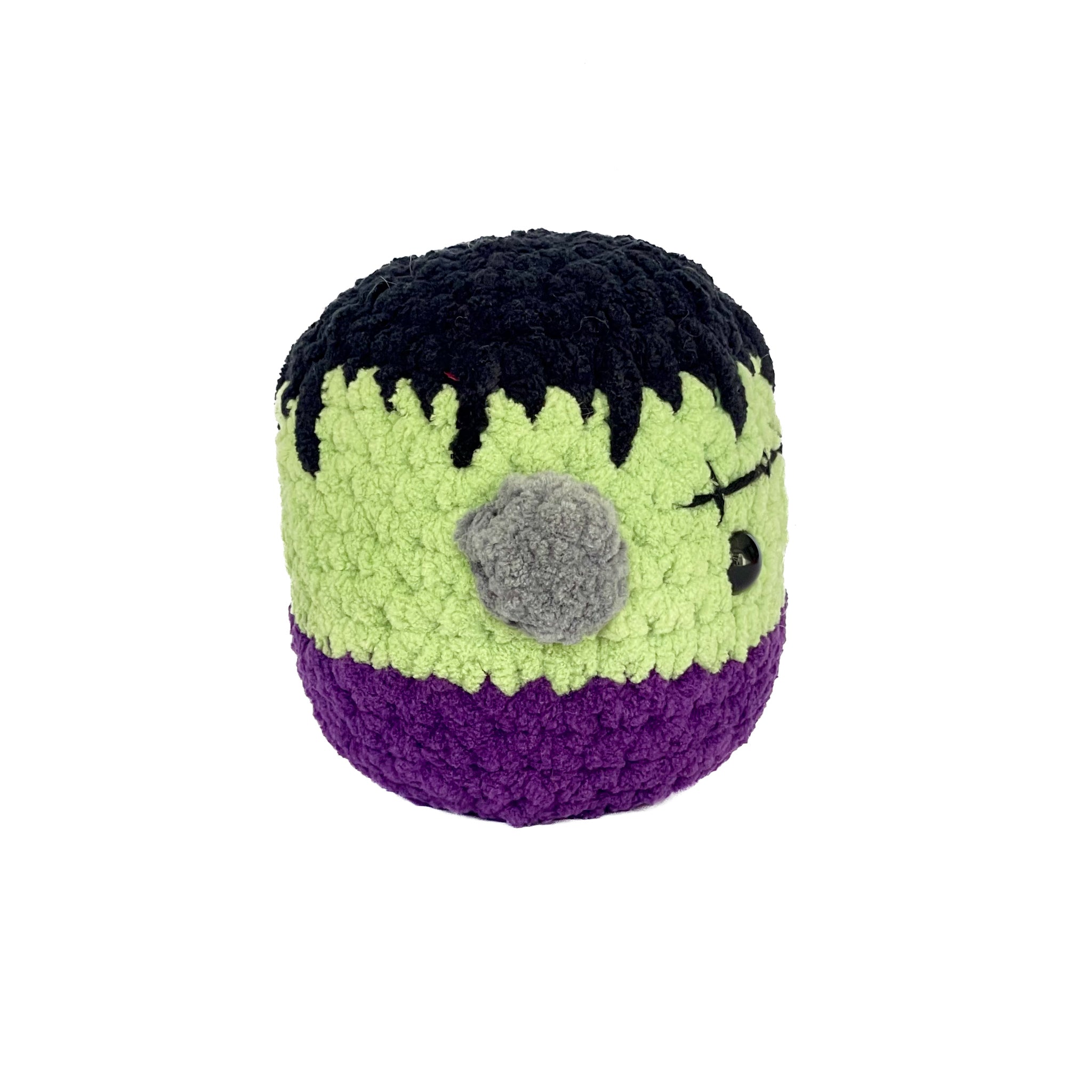 Örgü Canavar Frankenstein Oyuncak – Amigurumi El Yapımı Halloween Dekoru | Zovi