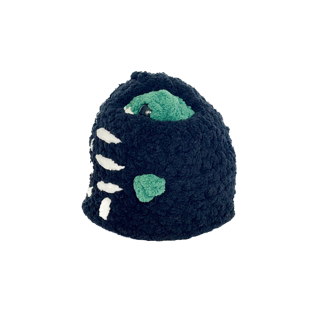 Örgü İskelet Kostümlü Kurbağa Oyuncak – Amigurumi El Yapımı Halloween Dekoru | Zovi