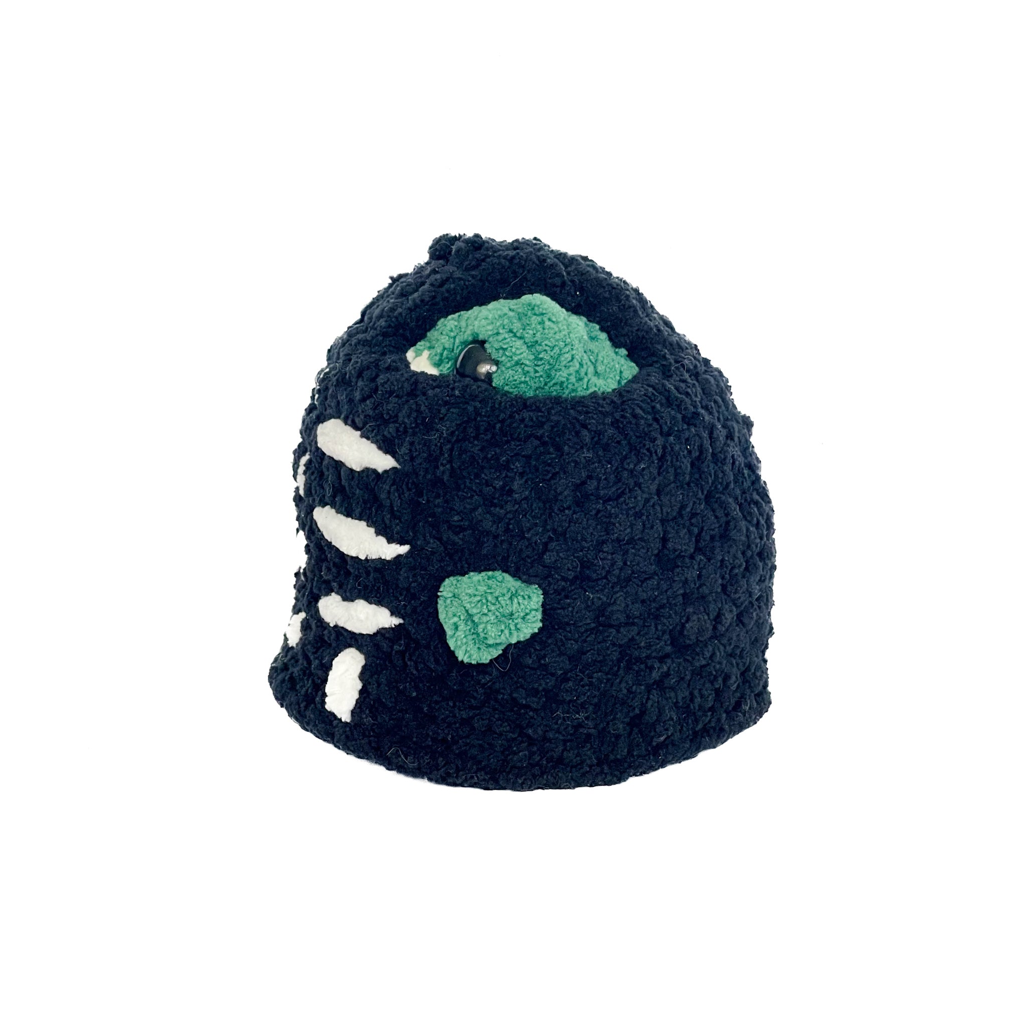 Örgü İskelet Kostümlü Kurbağa Oyuncak – Amigurumi El Yapımı Halloween Dekoru | Zovi
