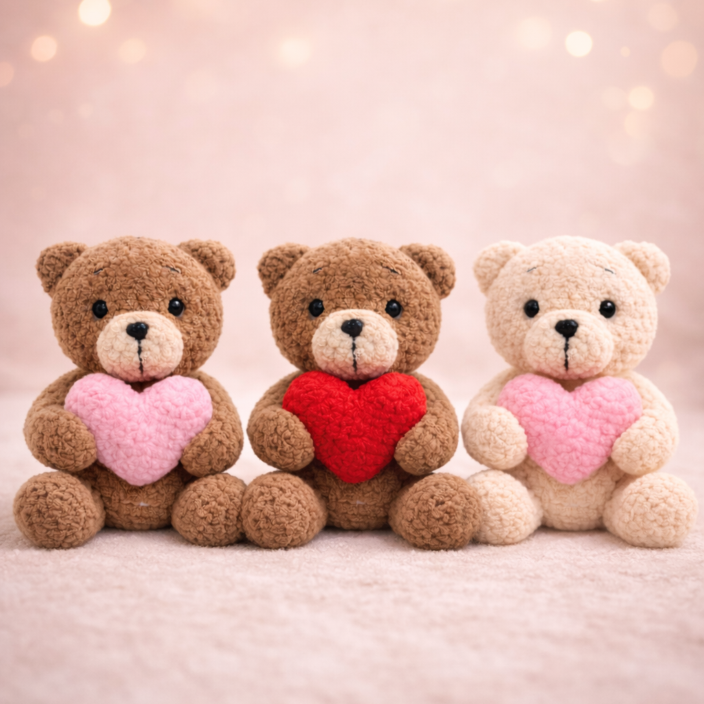 Kalp Tutan Ayıcık Peluş Oyuncak | Zovi