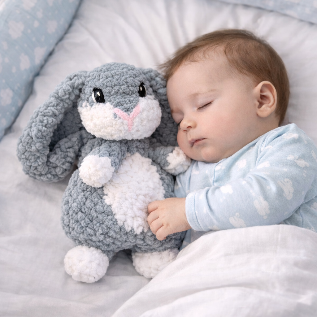 Tavşan Bubu Peluş Oyuncak – Bebek Uyku Arkadaşı | Zovi
