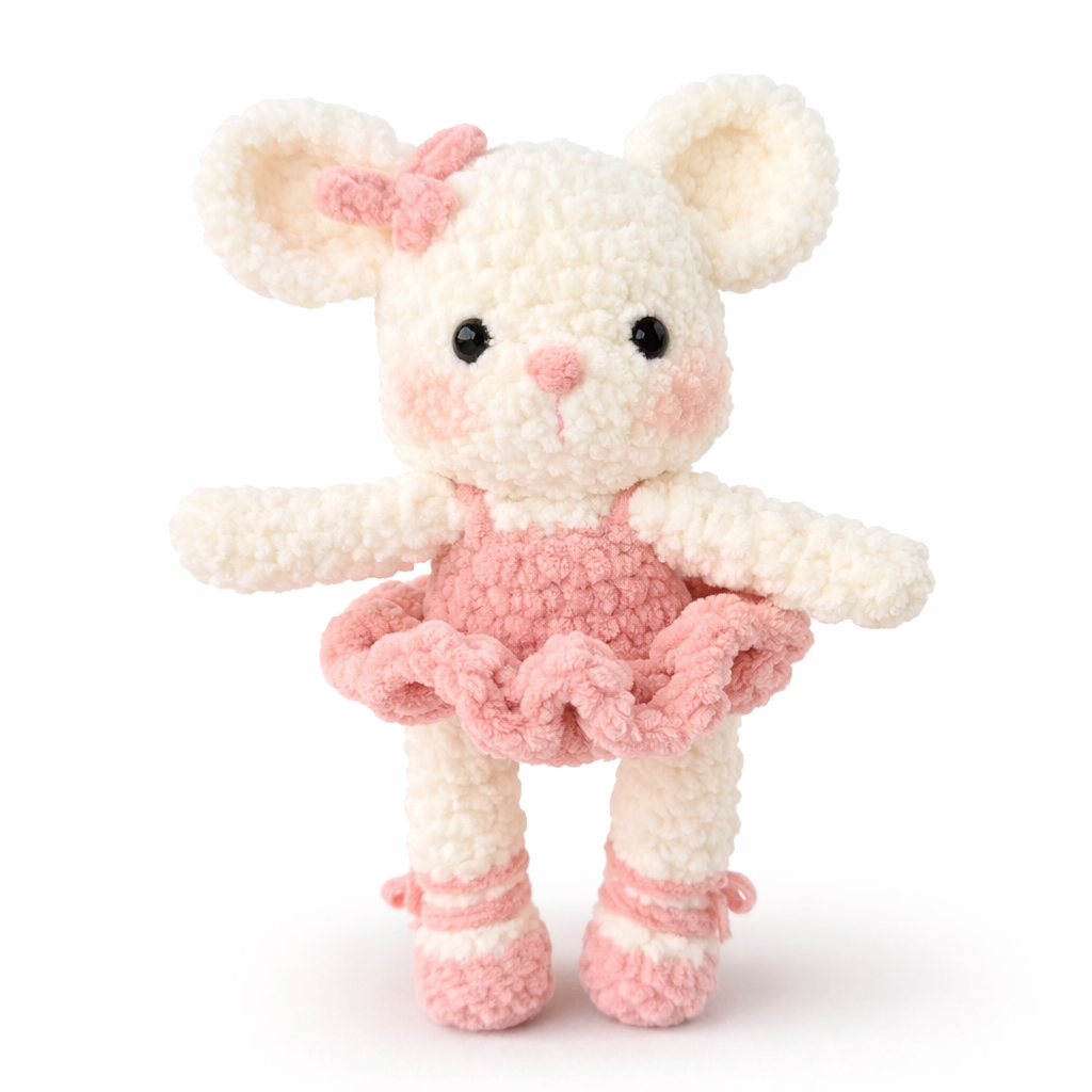 Balerin Fare Peluş Oyuncak | Zovi