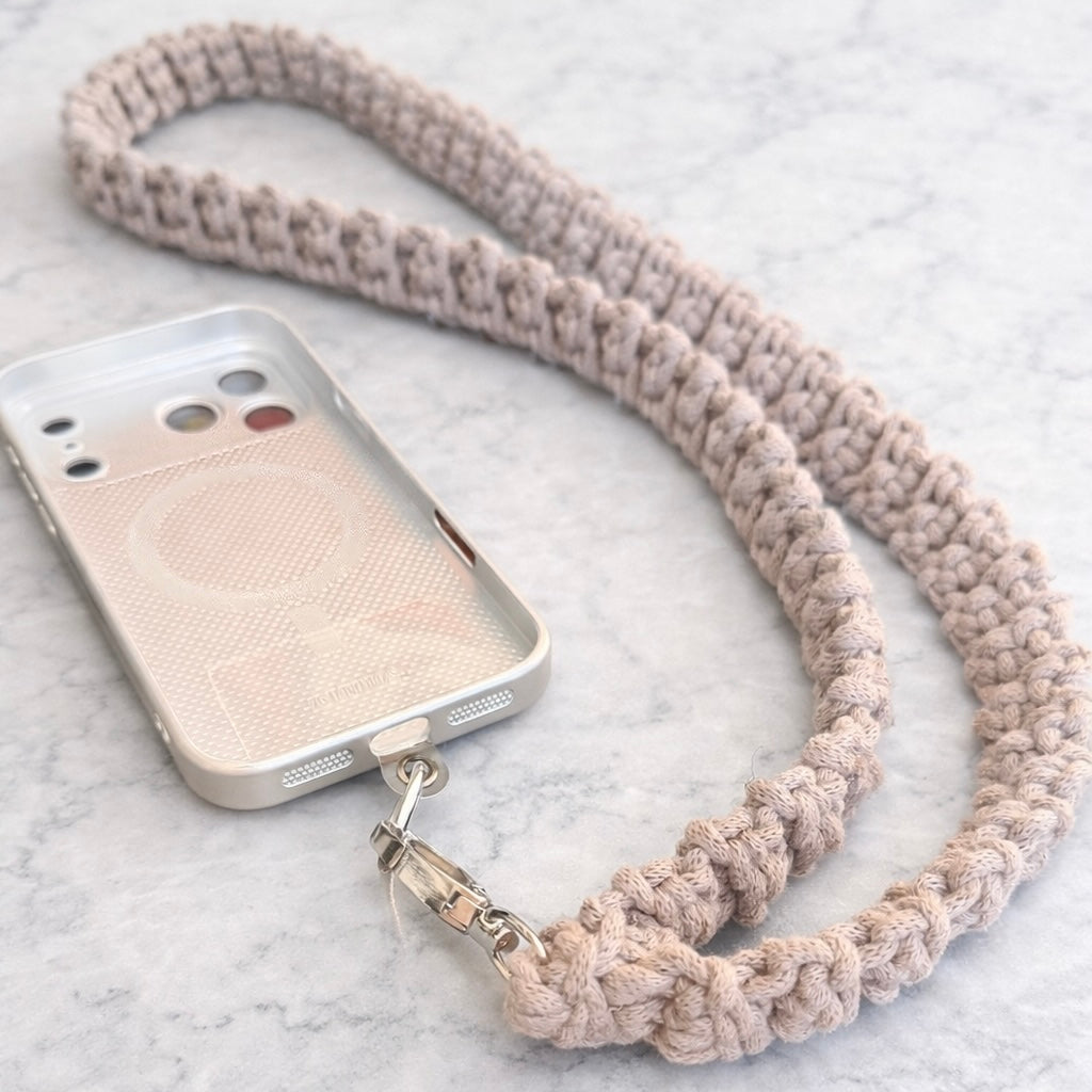 Örgü Telefon Askısı - Çapraz Telefon Kordonu | Zovi