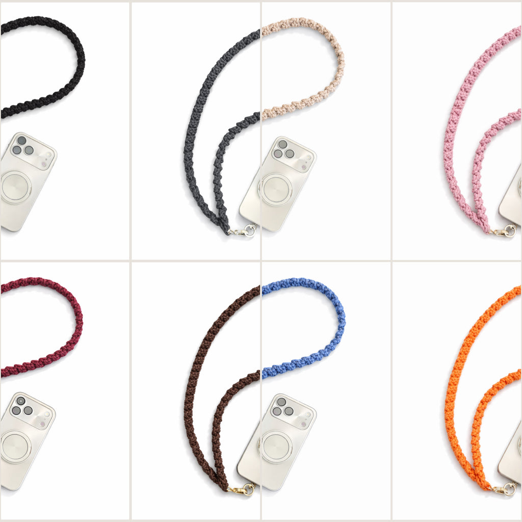 Örgü Telefon Askısı - Çapraz Telefon Kordonu | Zovi