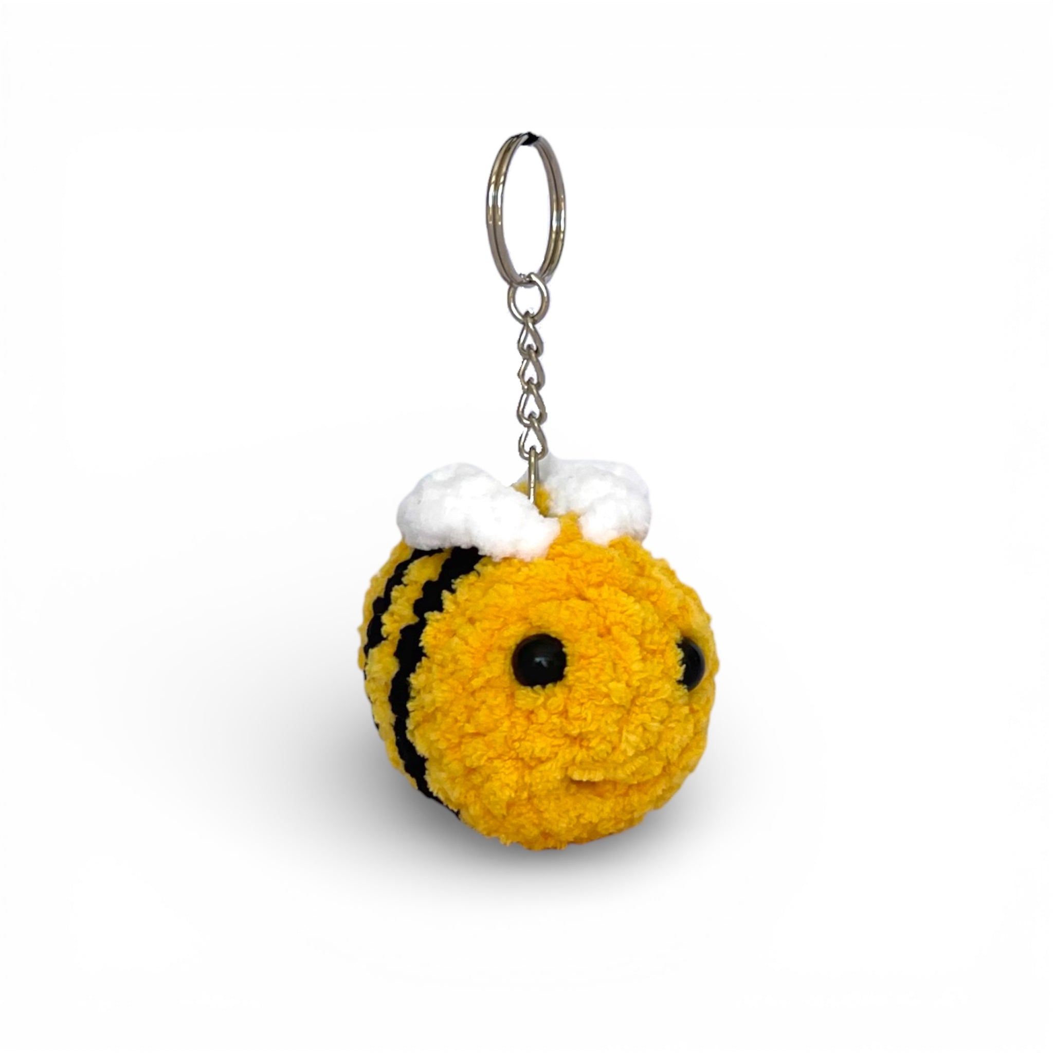 Sakız Şişiren Arı Anahtarlık - Balonlu Peluş Oyuncak Anahtarlık | Zovi