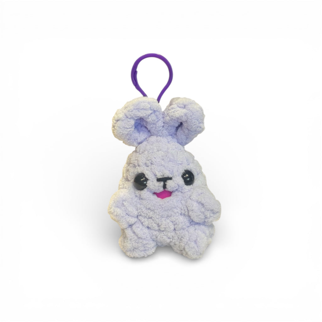 Sakız Şişiren Tavşan Anahtarlık - Balonlu Peluş Oyuncak Anahtarlık | Zovi