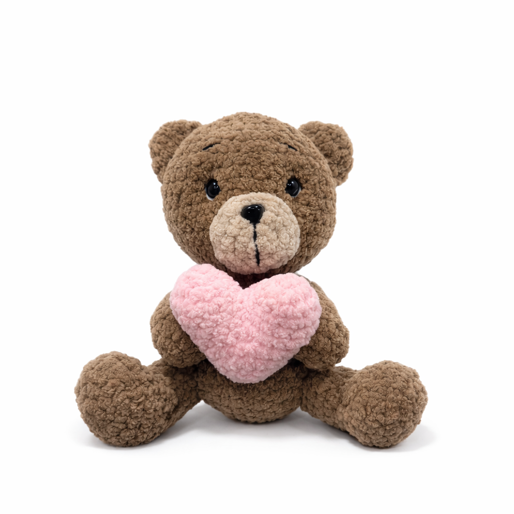Kalp Tutan Ayıcık Peluş Oyuncak | Zovi