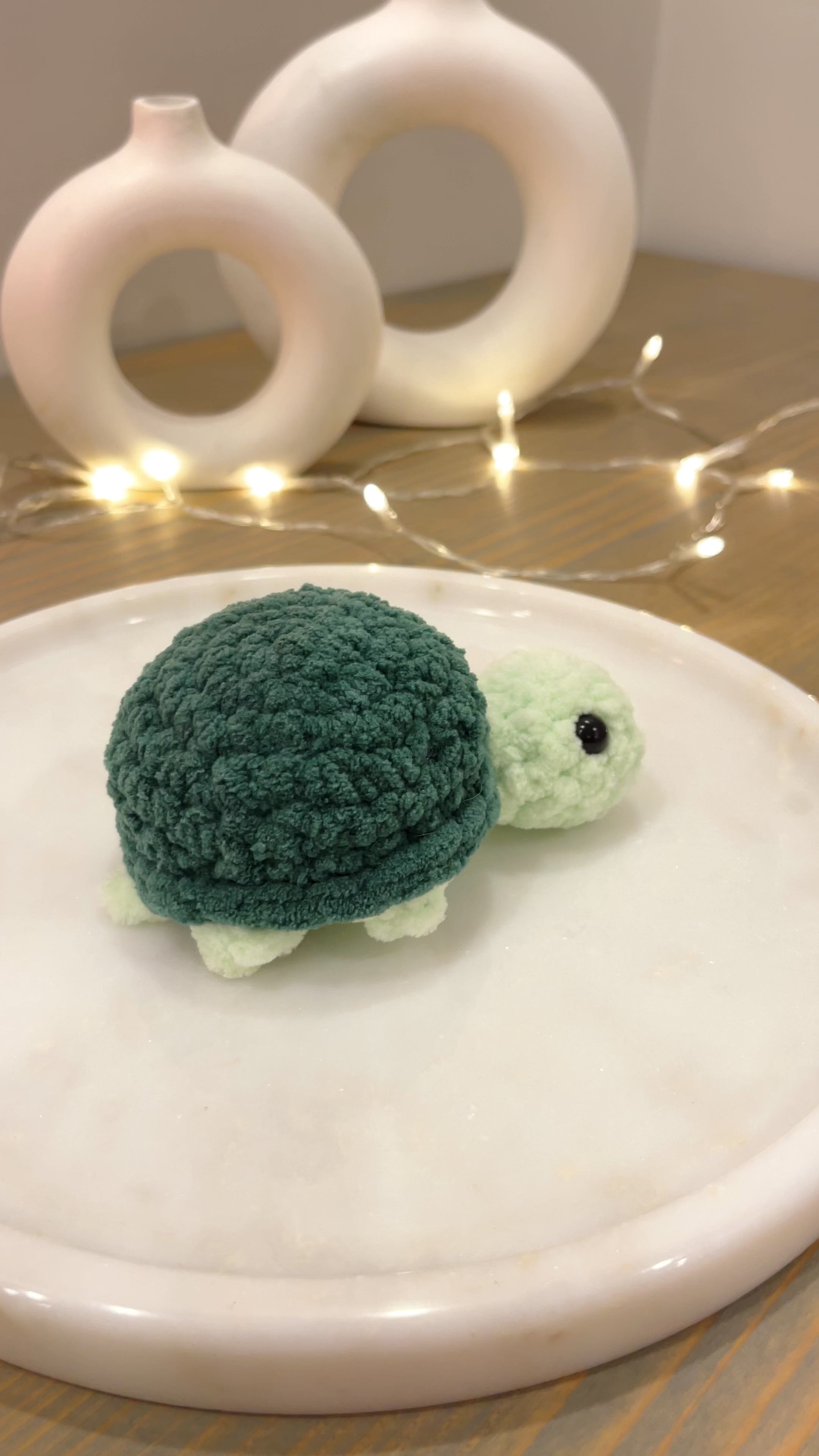 Örgü Kaplumbağa Oyuncak – Amigurumi El Yapımı Bebek Oyuncağı | Zovi