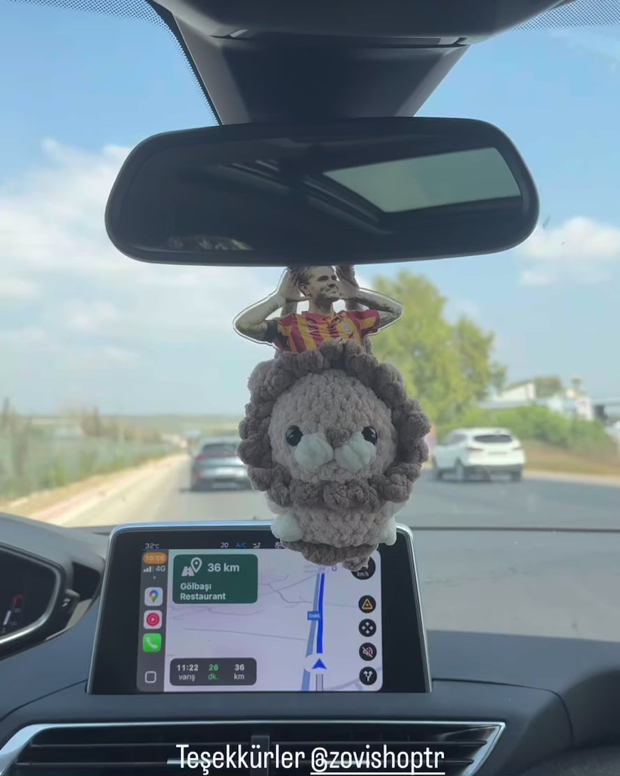 Örgü Aslan Oyuncak – Amigurumi El Yapımı Bebek ve Çocuk Oyuncağı | Zovi