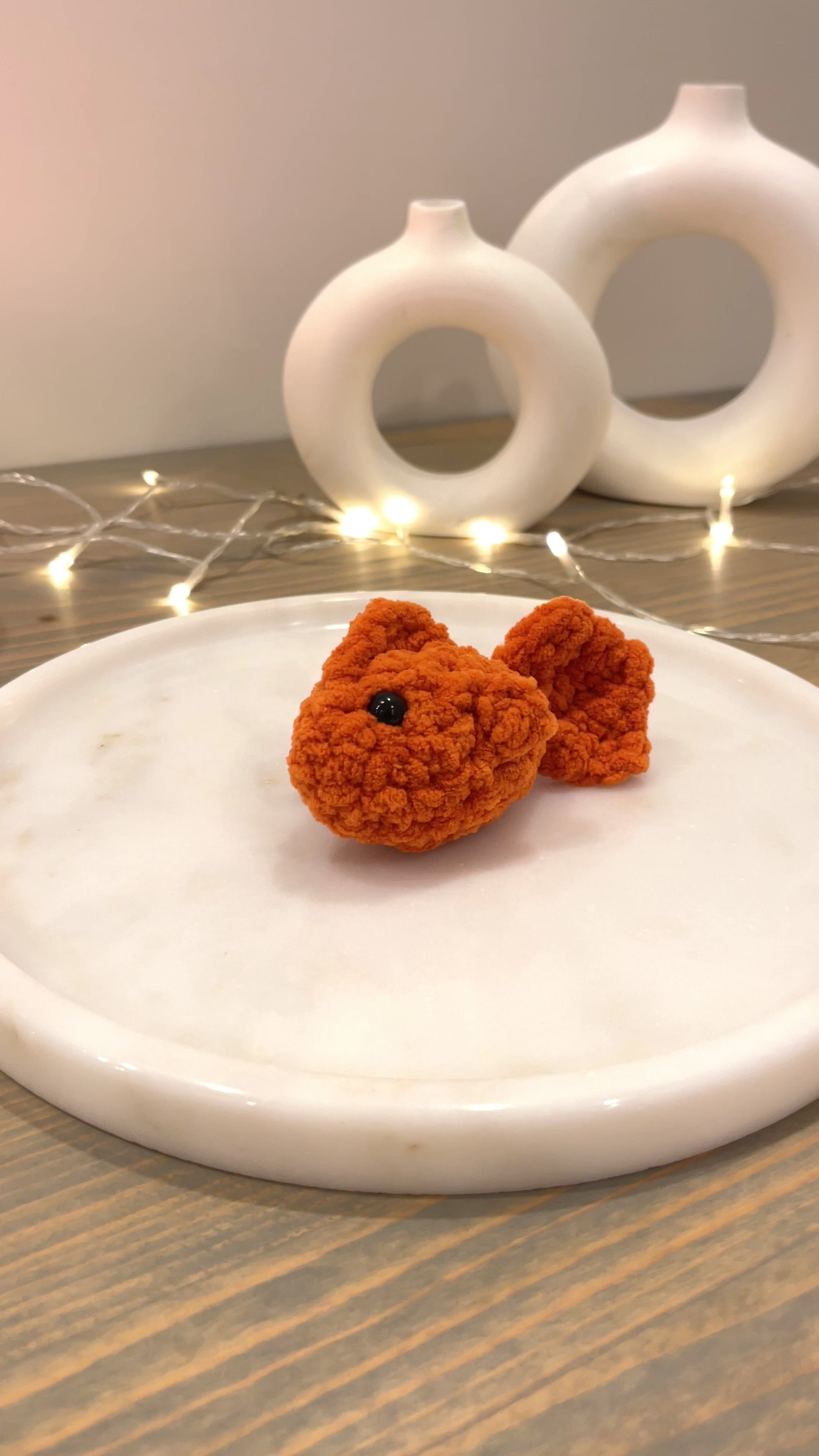 Örgü Balık Oyuncak – Japon Balığı Amigurumi El Yapımı Çocuk Oyuncağı | Zovi
