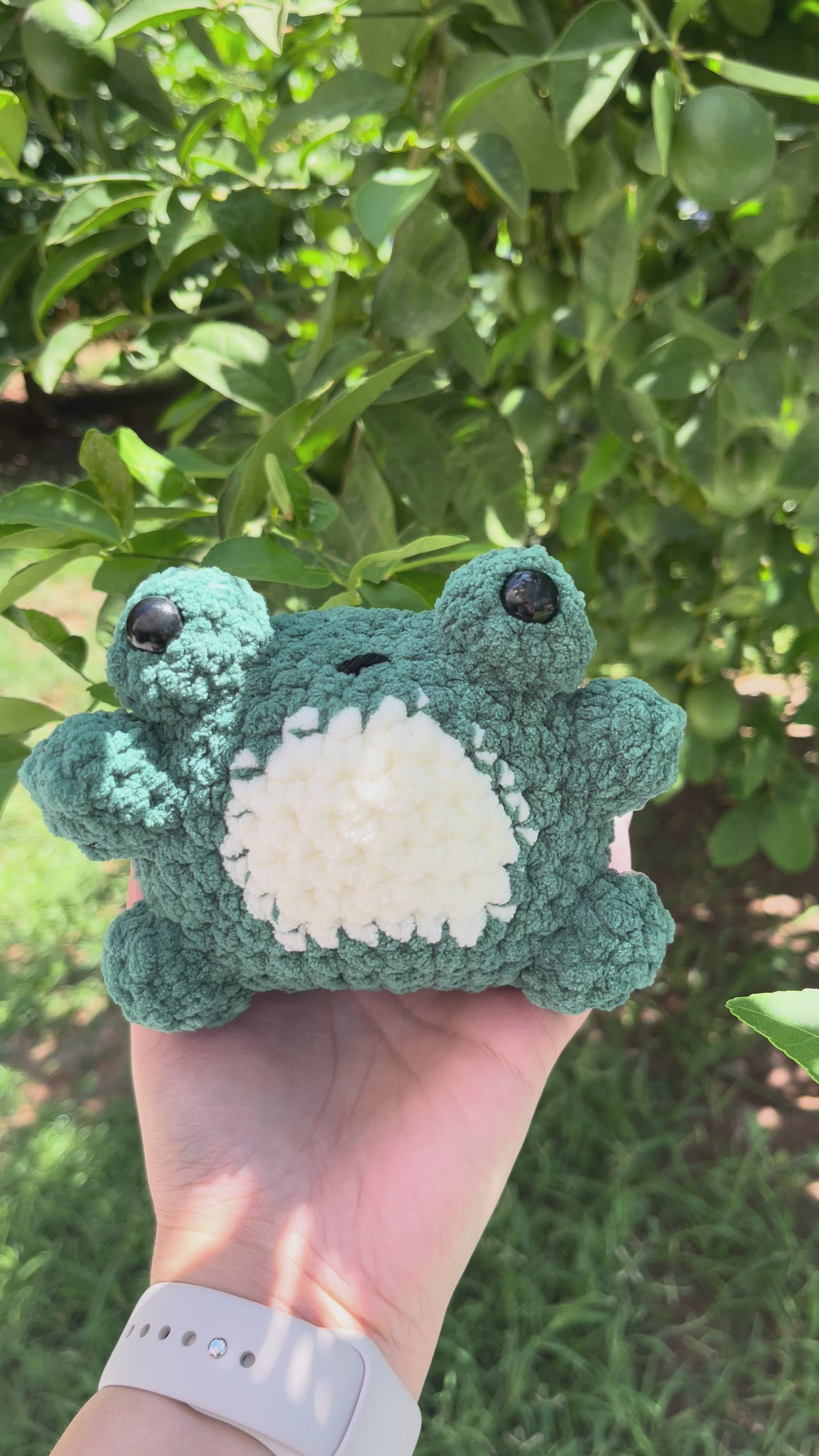 Örgü Kurbağa Oyuncak – Amigurumi El Yapımı Bebek ve Çocuk Oyuncağı | Zovi