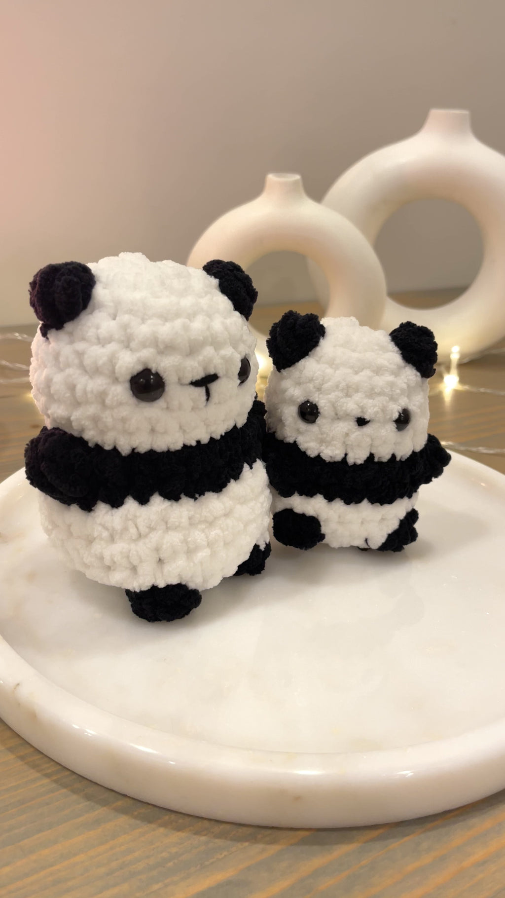 Amigurumi Panda Oyuncak – El Yapımı Bebek ve Çocuk Oyuncağı | Zovi