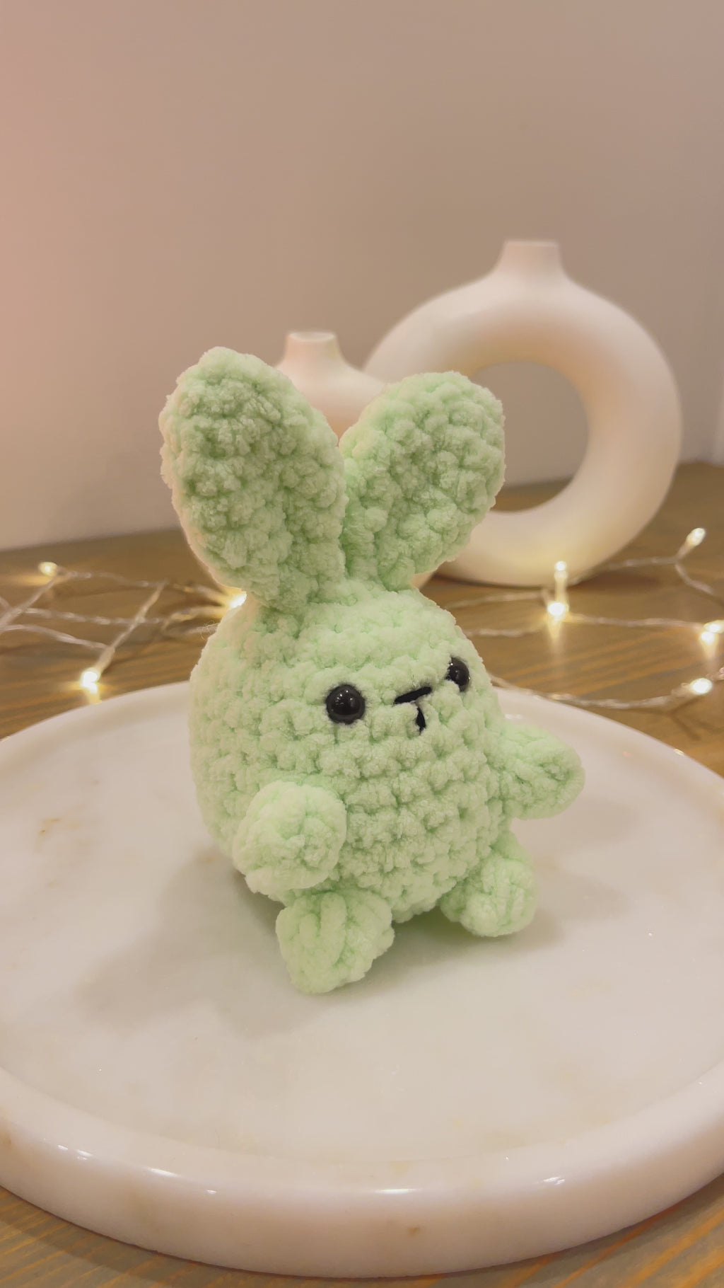 Örgü Tavşan Oyuncak – Amigurumi El Yapımı Bebek Oyuncağı | Zovi