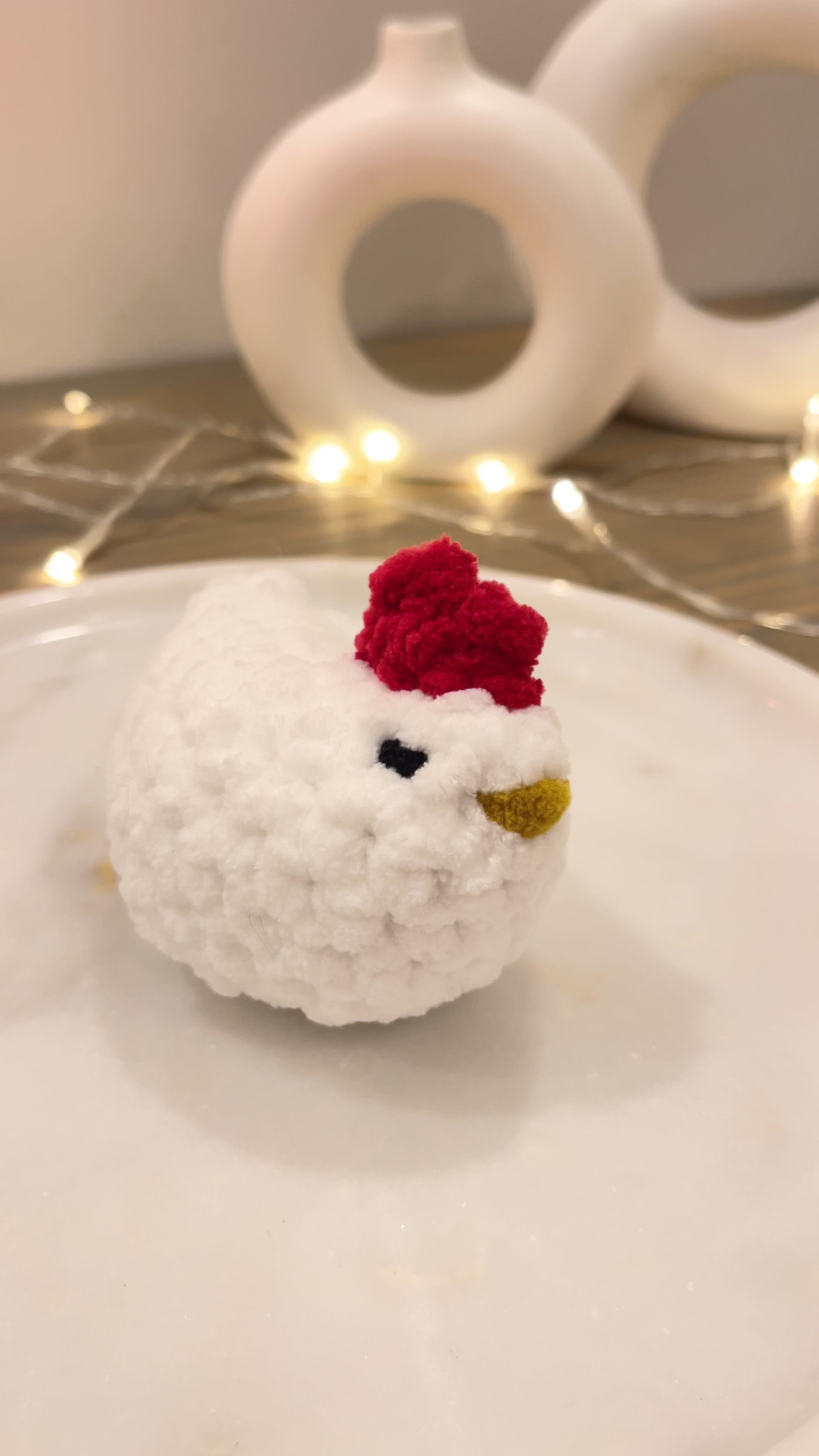 Örgü Tavuk Oyuncak – Amigurumi El Yapımı Çocuk Oyuncağı | Zovi