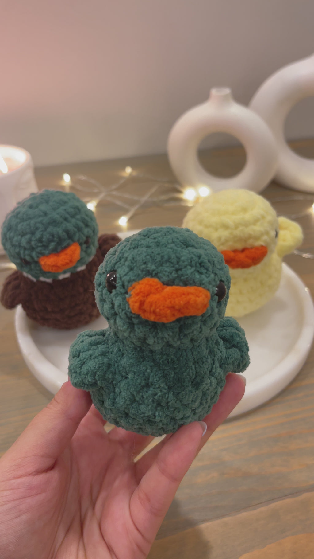 Amigurumi Kanatlı Ördek Oyuncak – El Yapımı Bebek Oyuncağı | Zovi